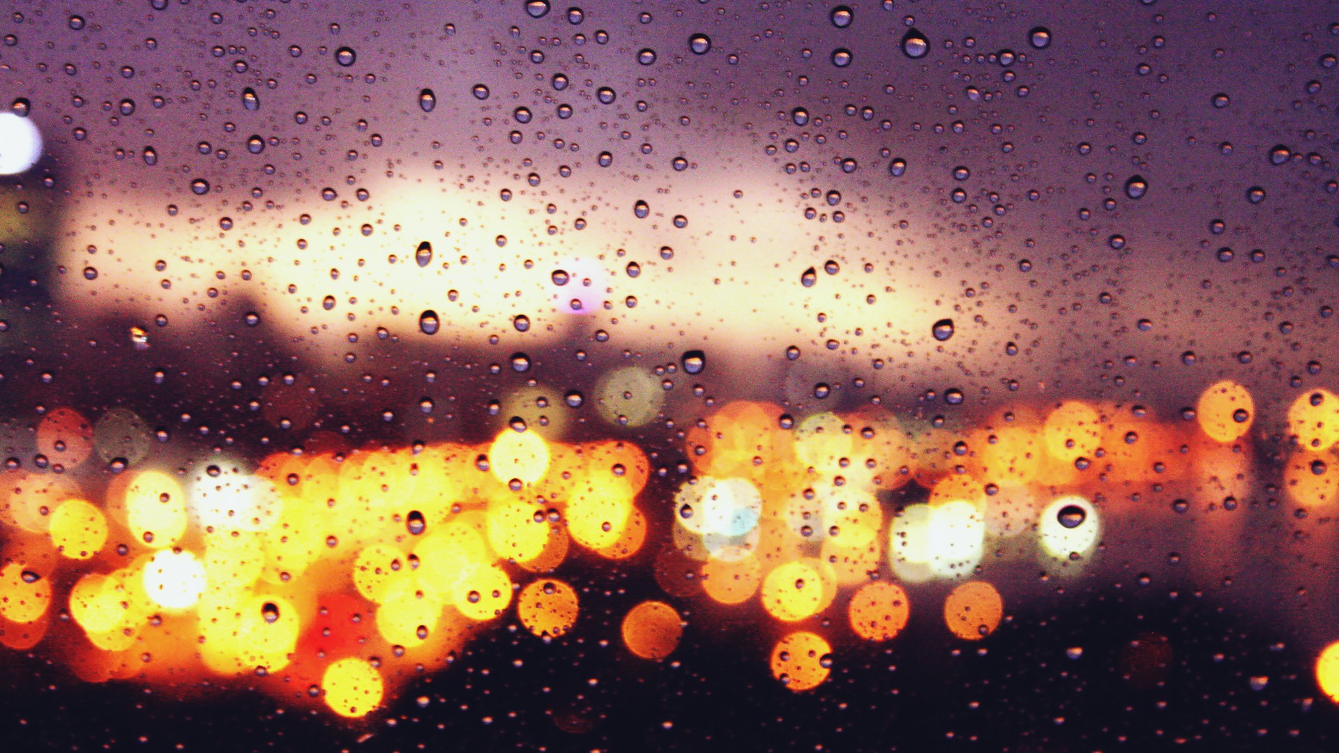 Bokeh Rain Wallpapers