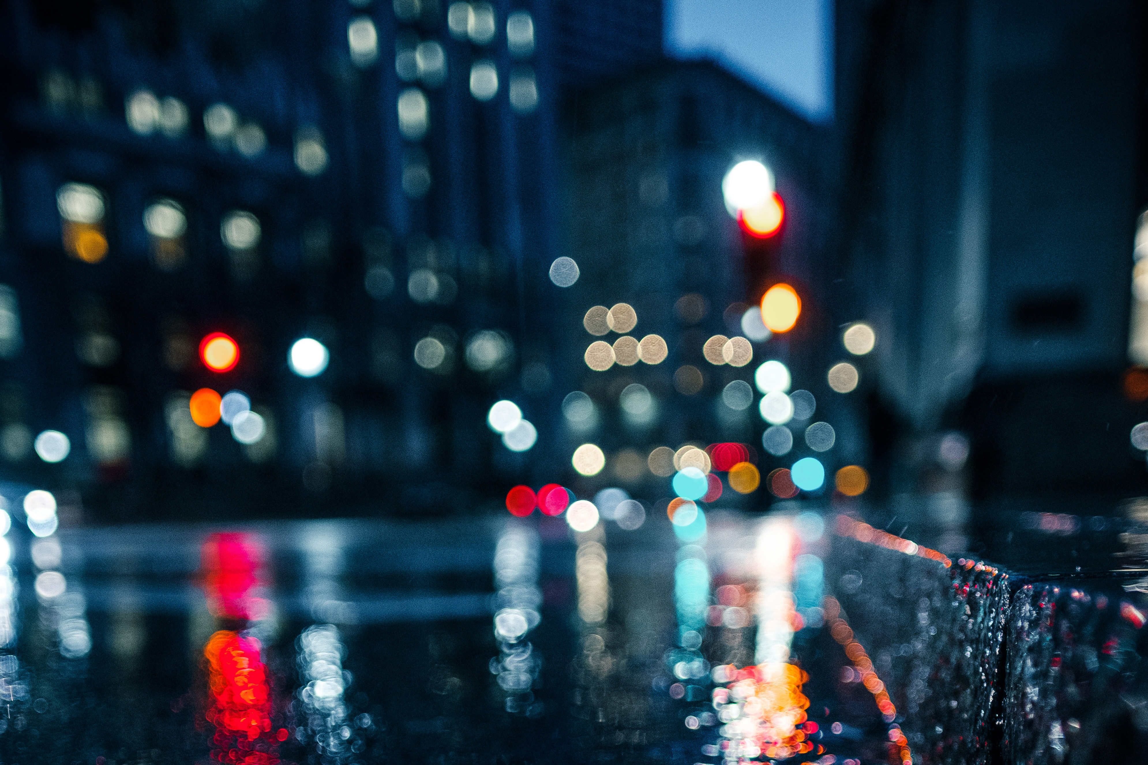 Bokeh Rain Wallpapers