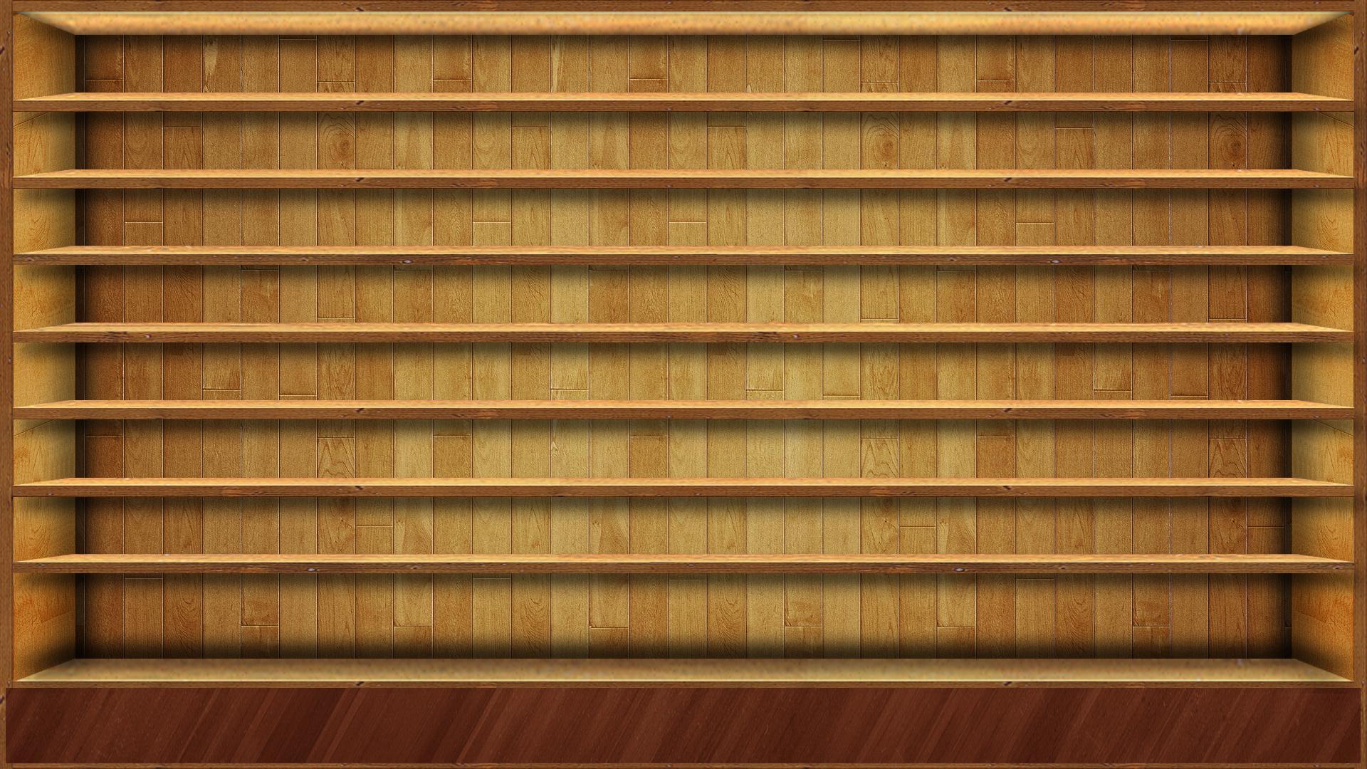 Books On Shelves Wallpapers