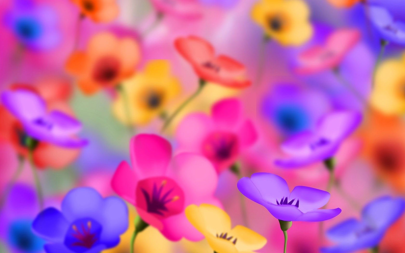 Bright Flowers Wallpapers