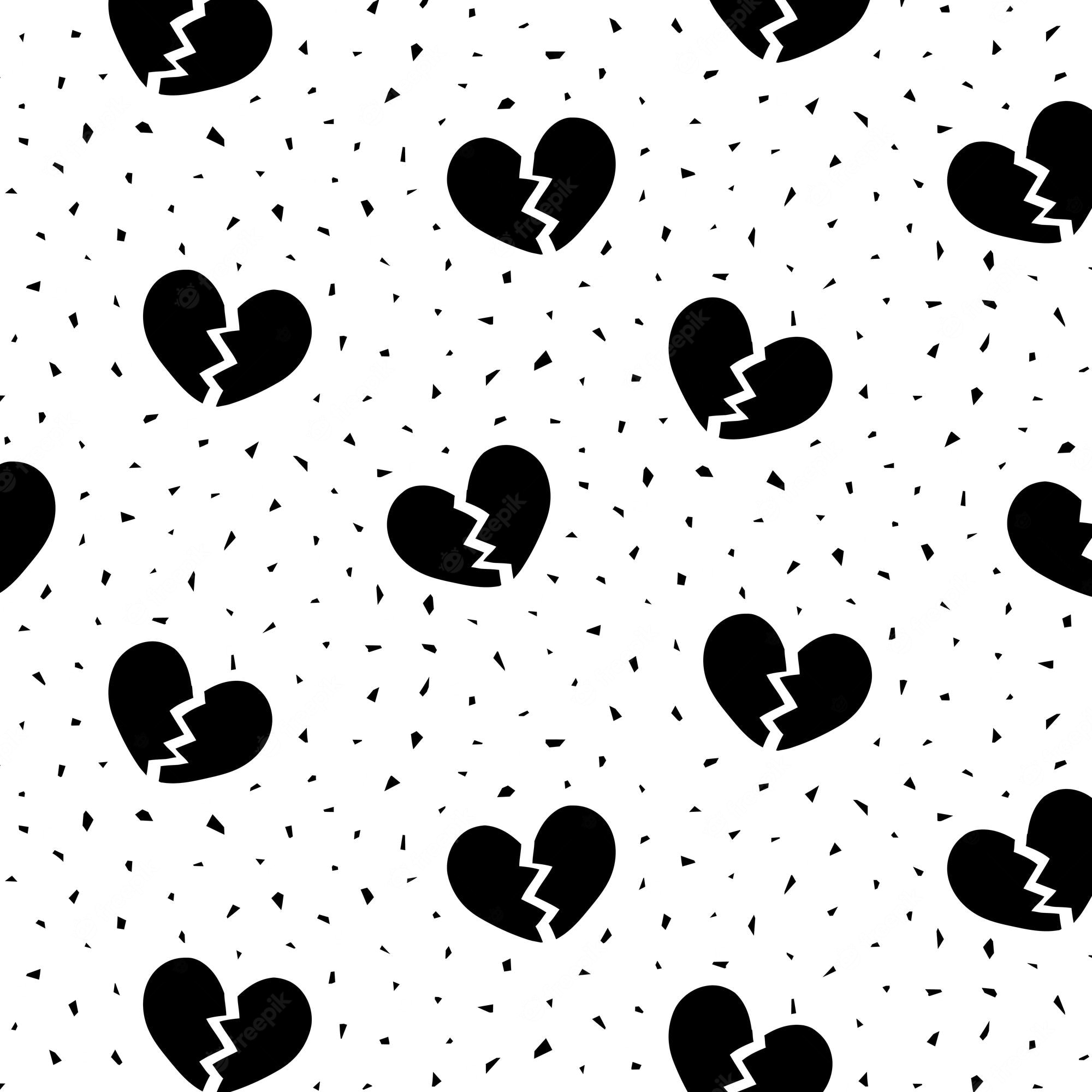 Broken Heart Black And White Wallpapers