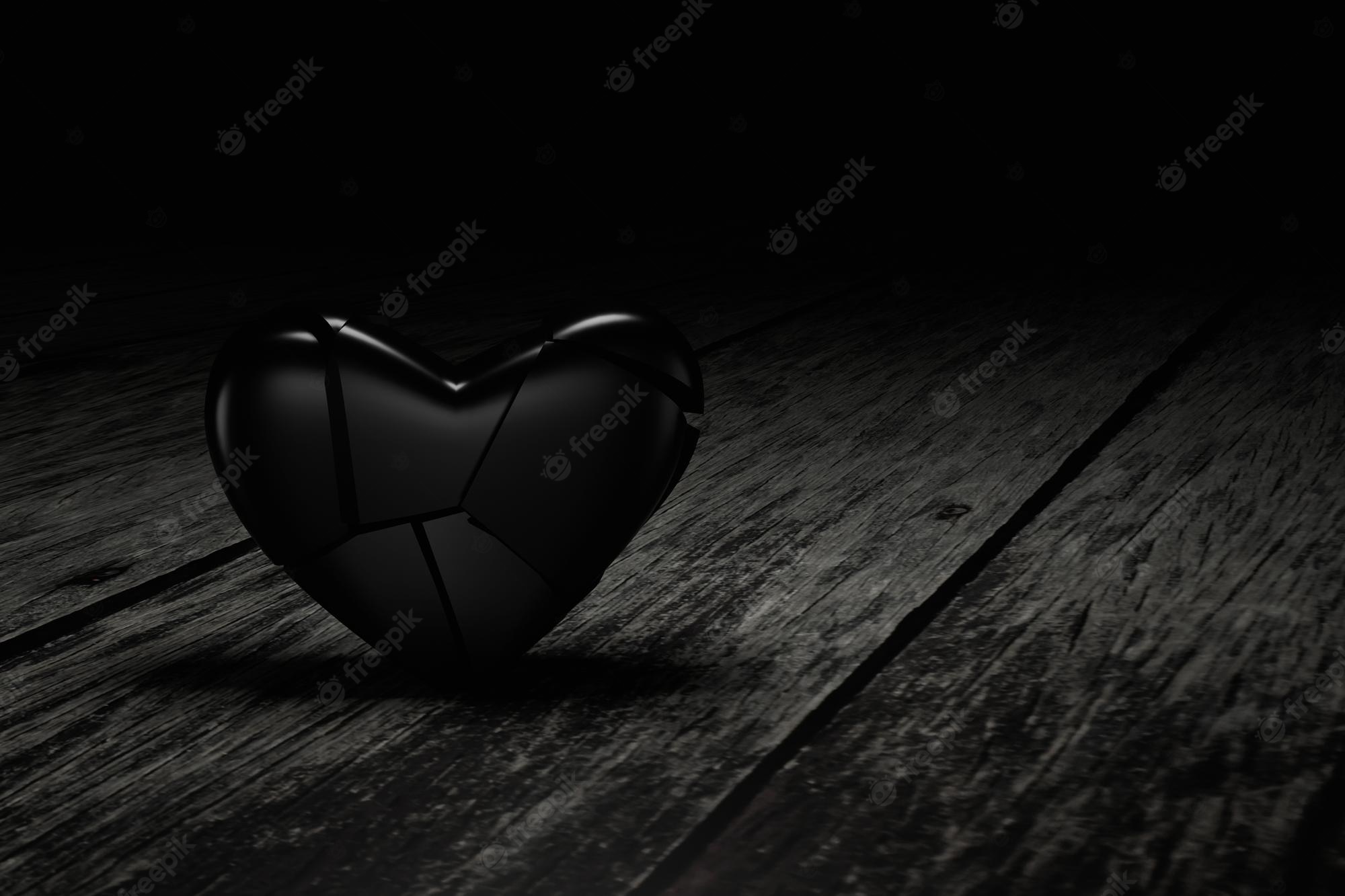 Broken Heart Black And White Wallpapers