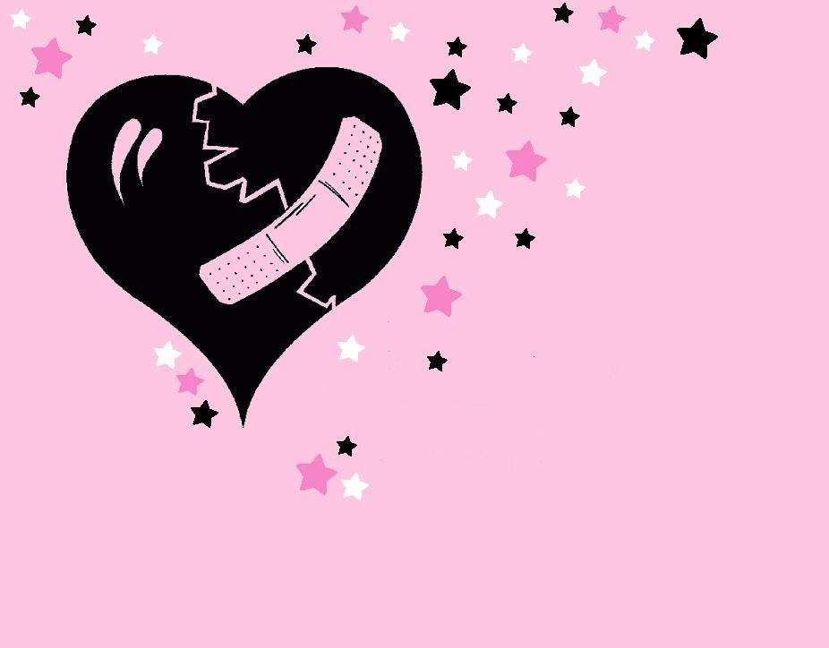 Broken Heart Pink Wallpapers