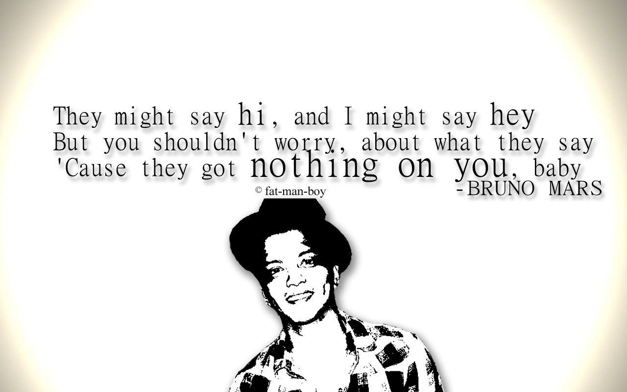 Bruno Mars Quotes Wallpapers