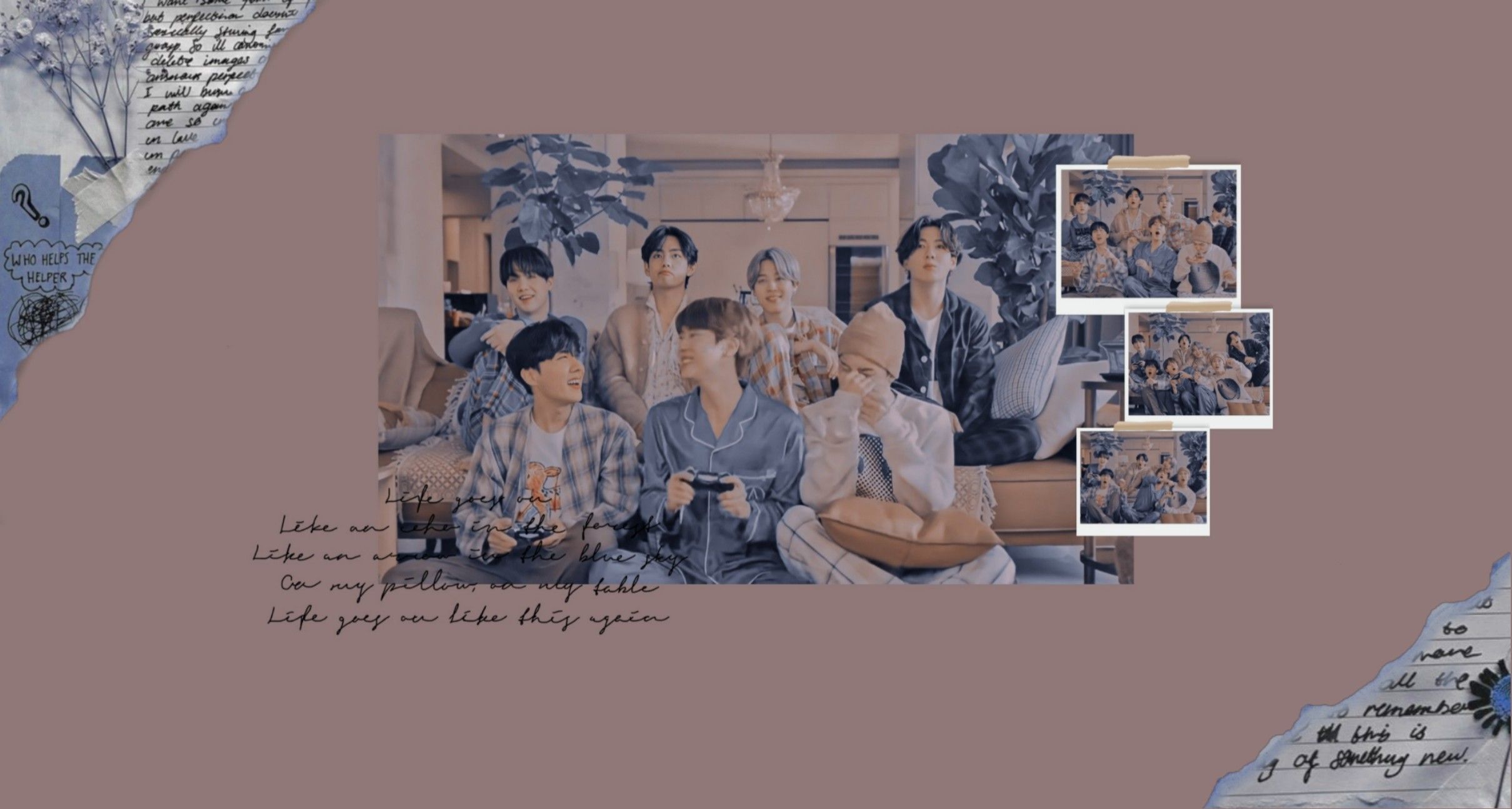 Bts Aesthetic Desktop Wallpapers