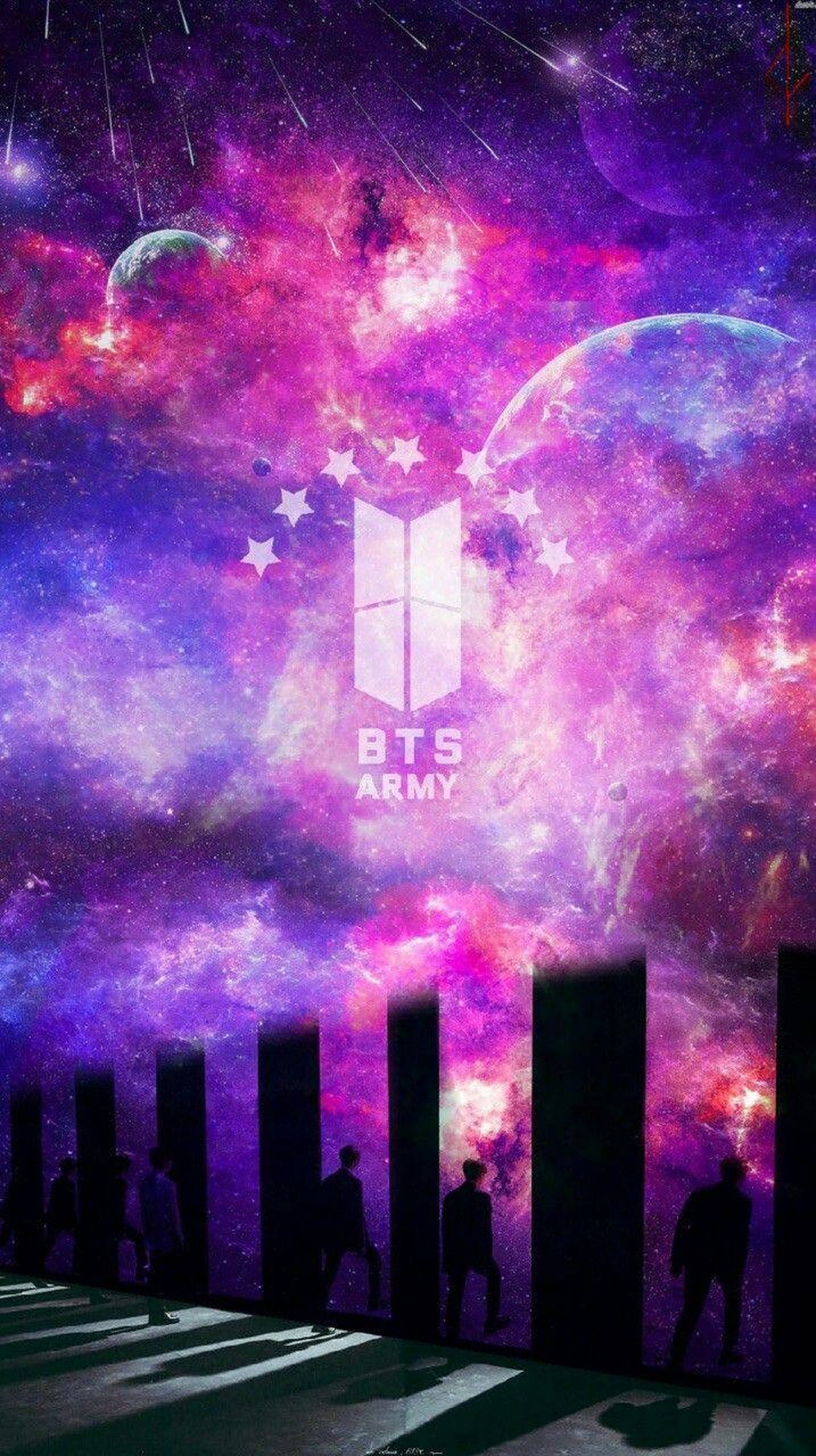 Bts Galaxy Logo Wallpapers