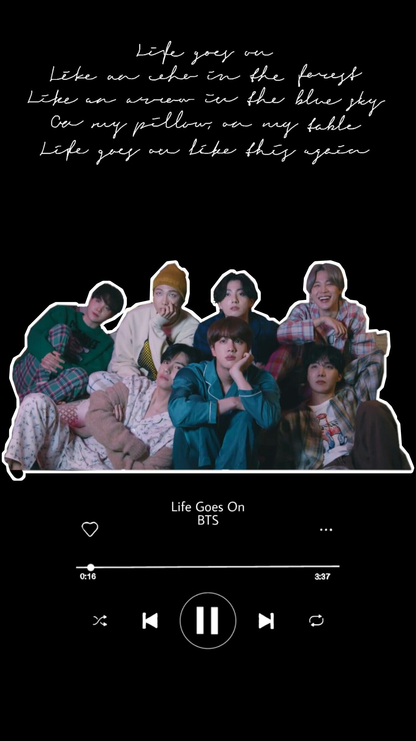 Bts Life Goes On Wallpapers