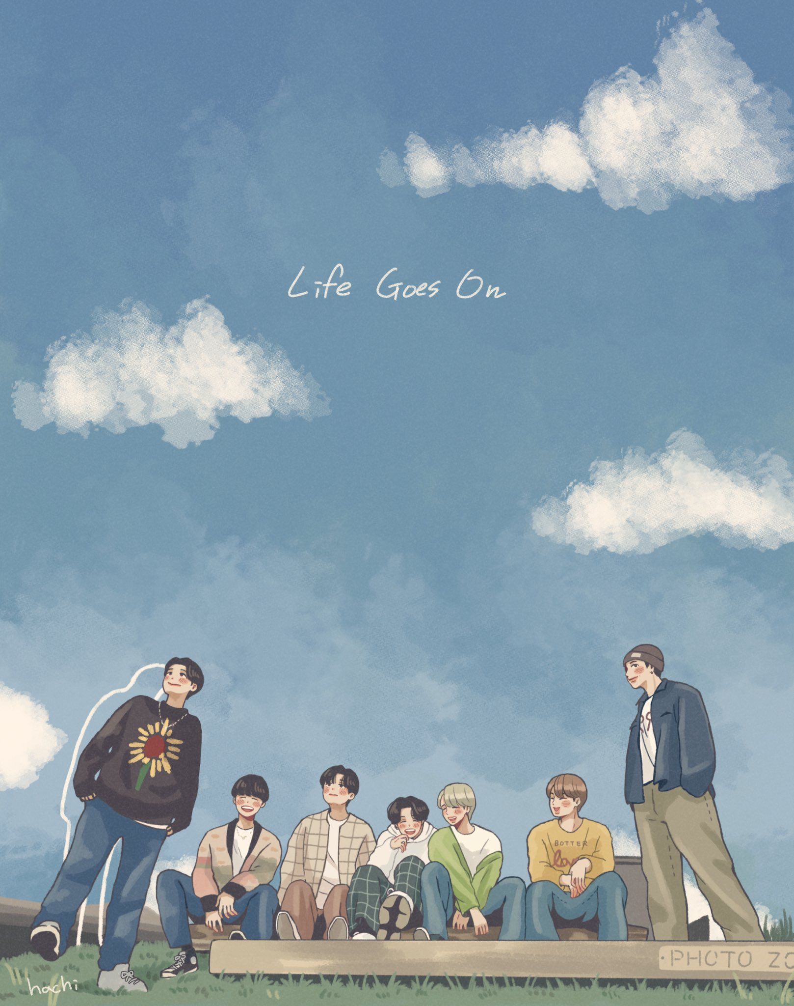 Bts Life Goes On Wallpapers