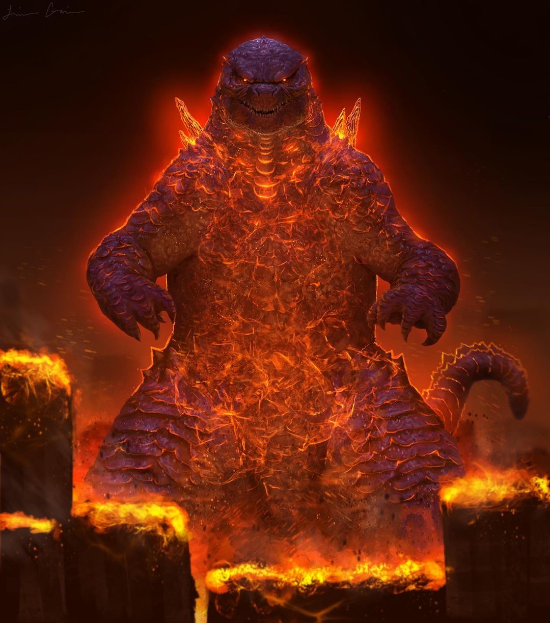 Burning Godzilla Wallpapers