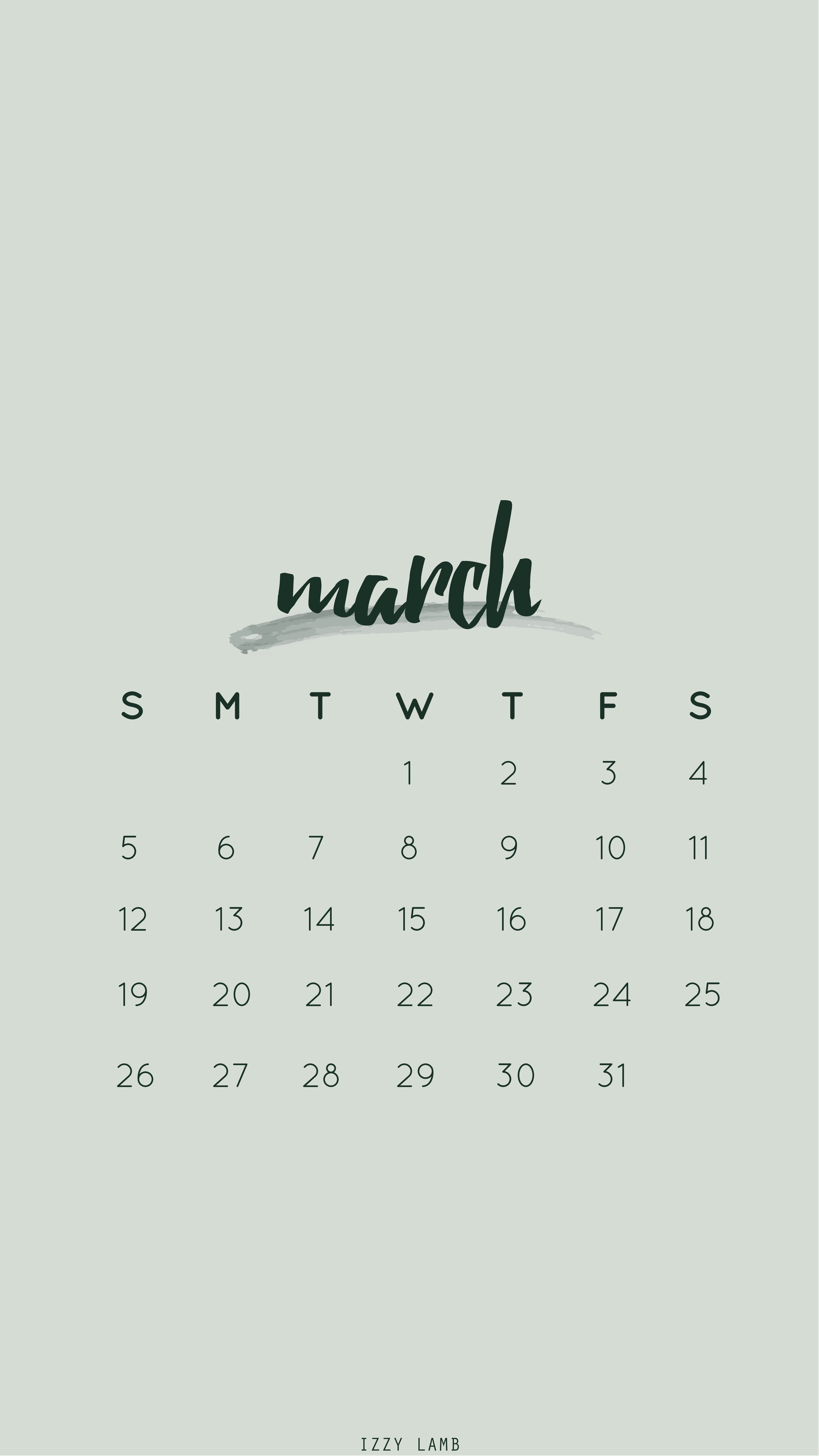 Calendar Iphone Wallpapers