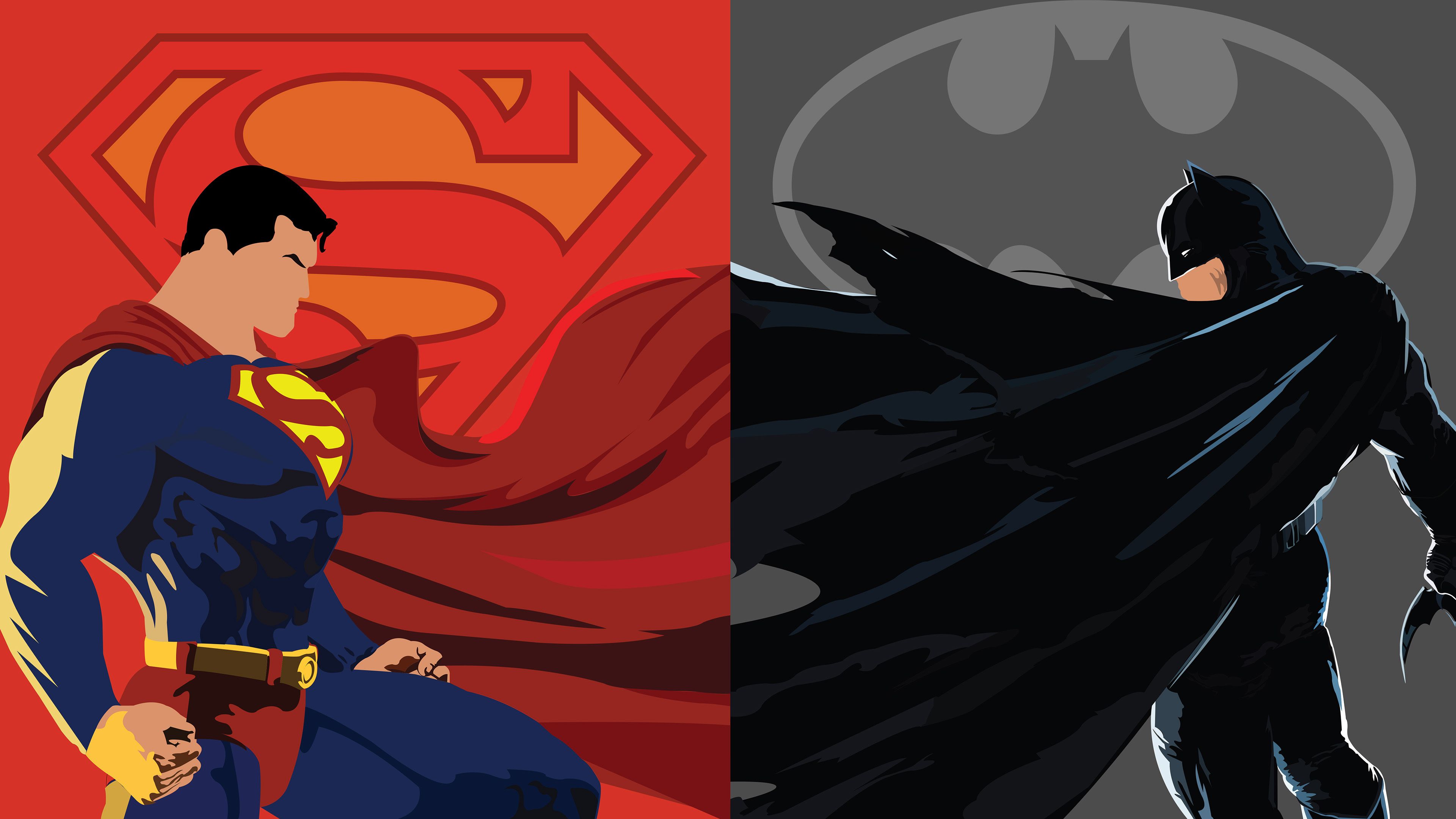 Cartoon Batman Vs Superman Wallpapers