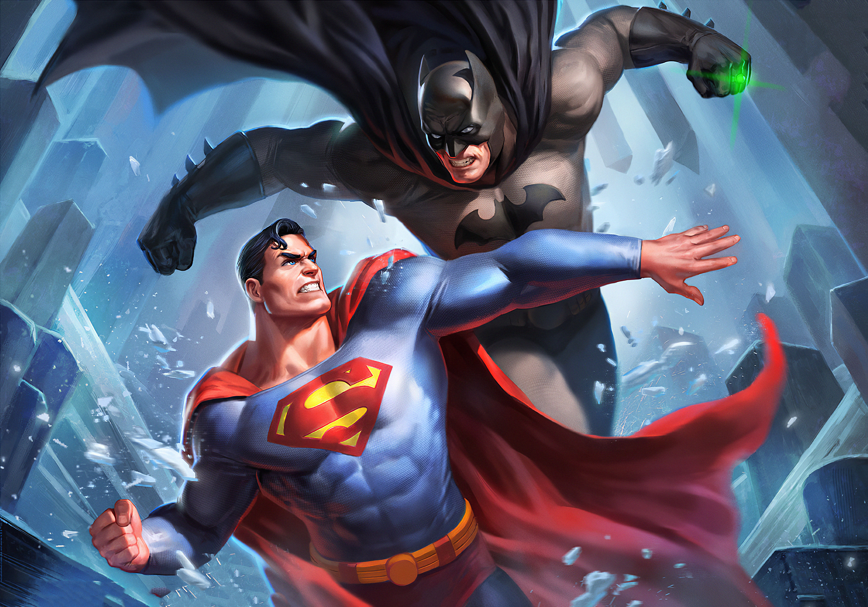 Cartoon Batman Vs Superman Wallpapers