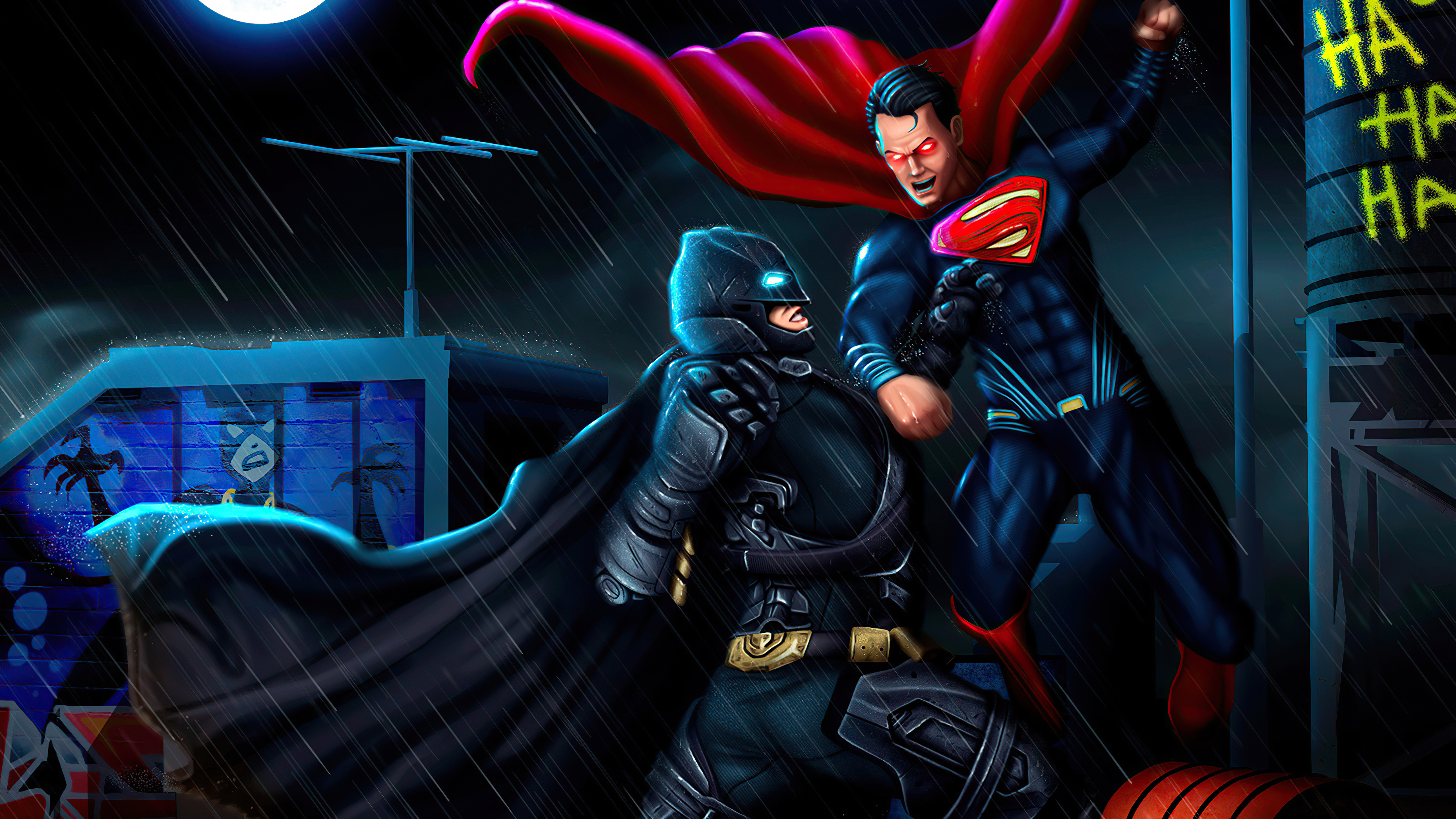 Cartoon Batman Vs Superman Wallpapers