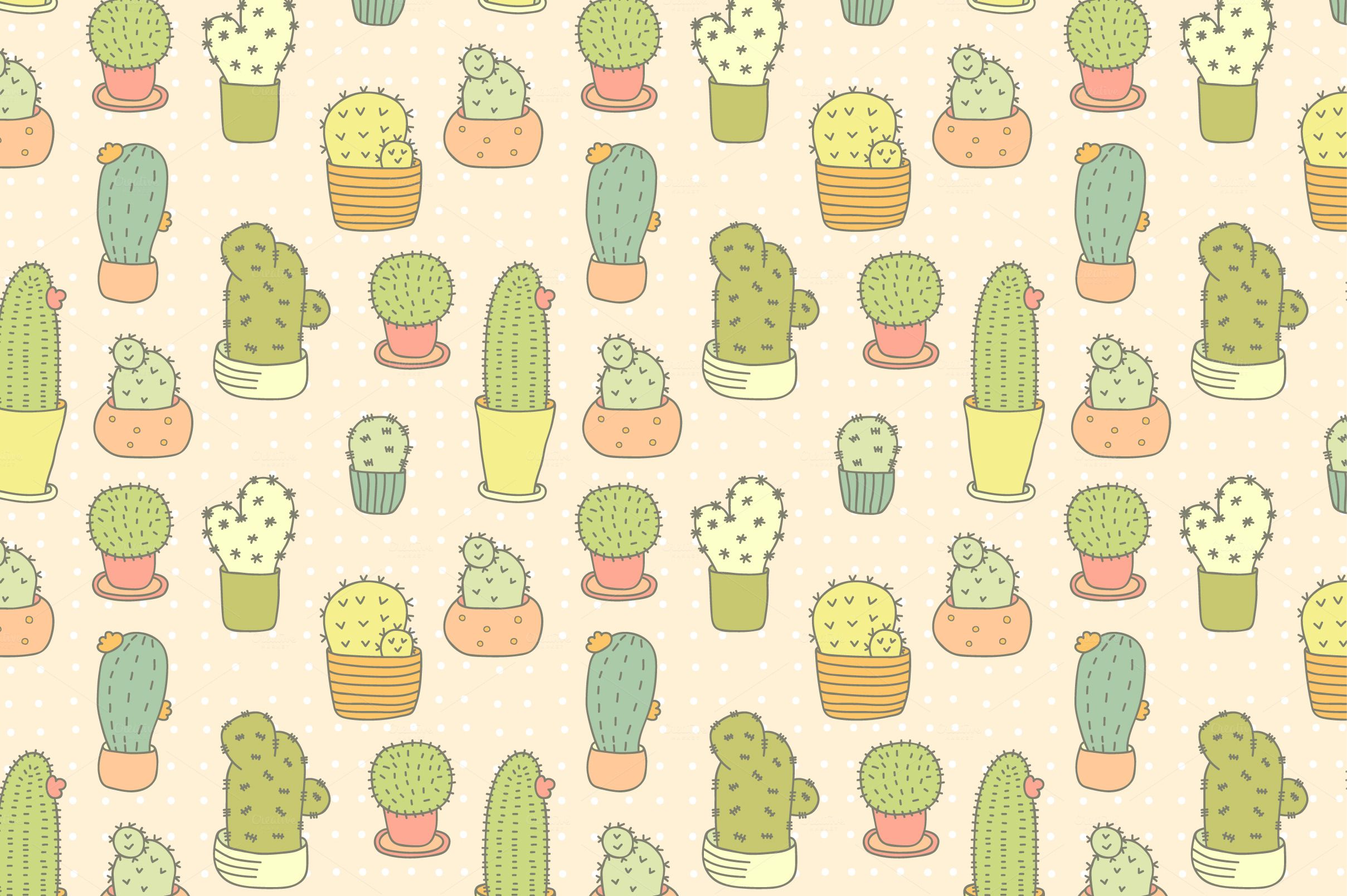 Cartoon Cactus Wallpapers