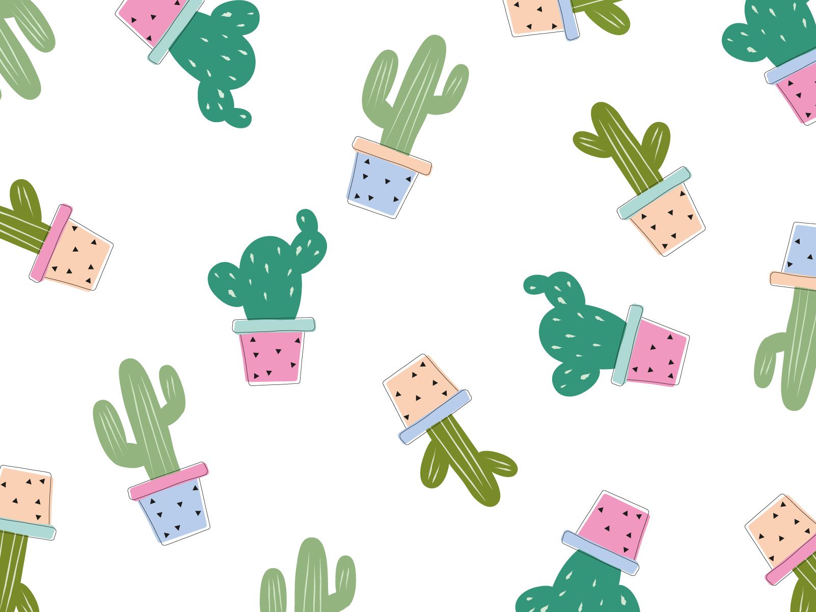 Cartoon Cactus Wallpapers