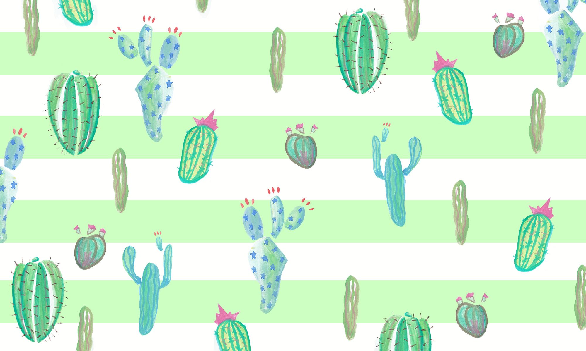 Cartoon Cactus Wallpapers