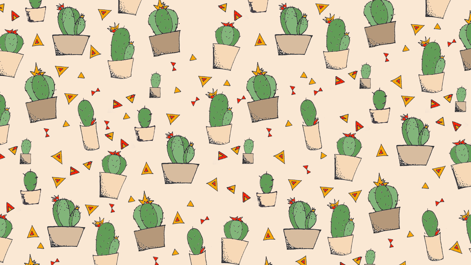 Cartoon Cactus Wallpapers