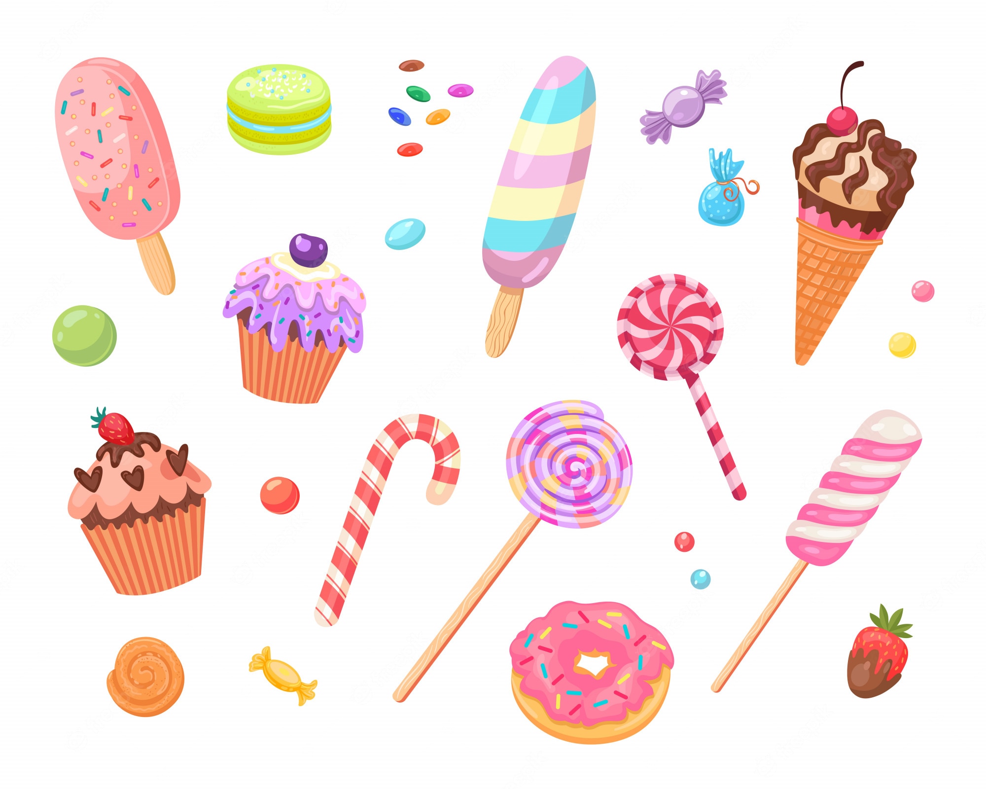 Cartoon Candy Wallpapers