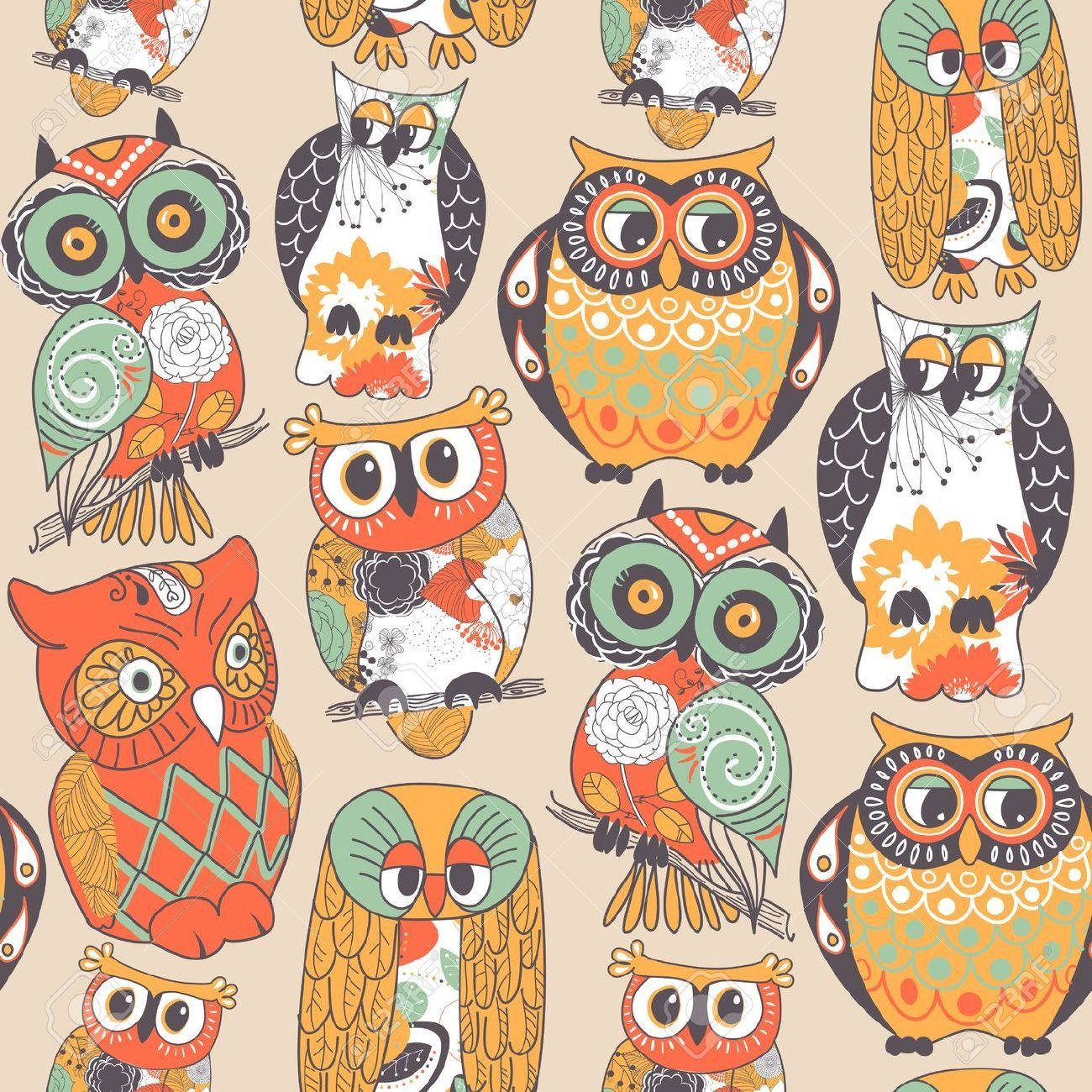 Cartoon Pattern Wallpapers