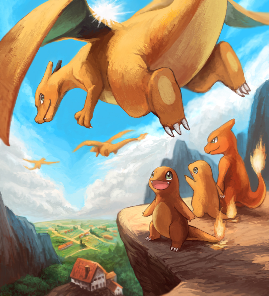 Charmander Charmeleon Charizard Wallpapers