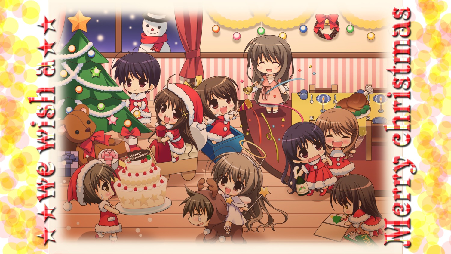 Chibi Anime Christmas Wallpapers