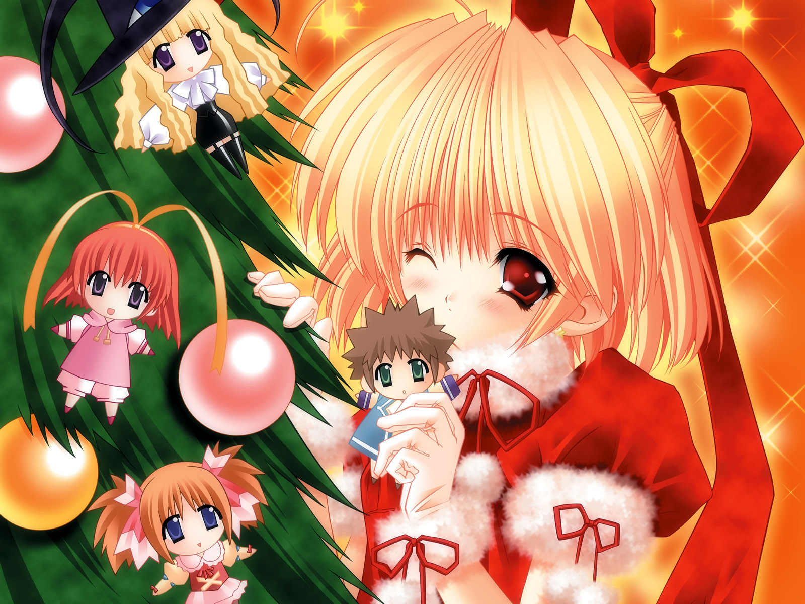 Chibi Anime Christmas Wallpapers