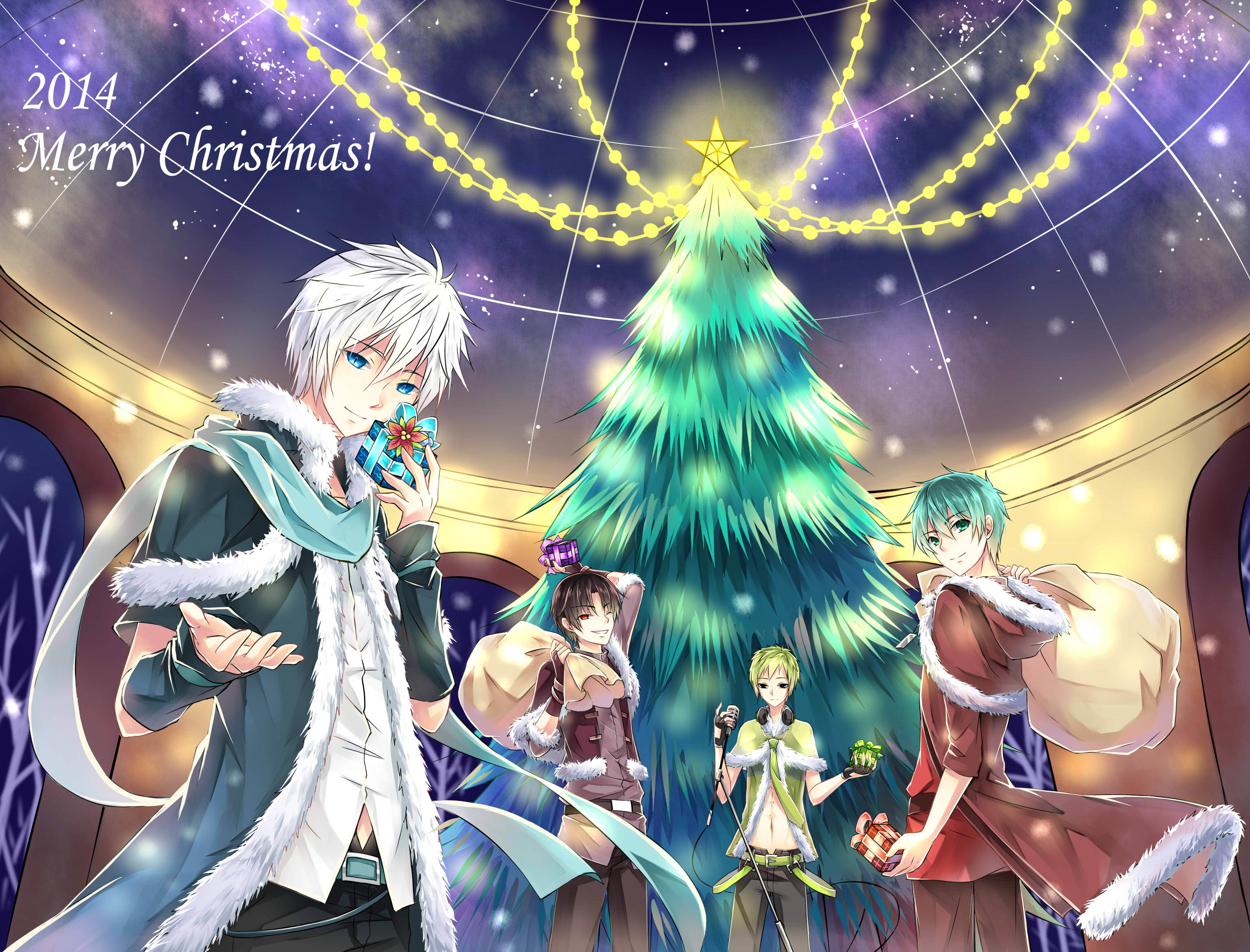 Chibi Anime Christmas Wallpapers