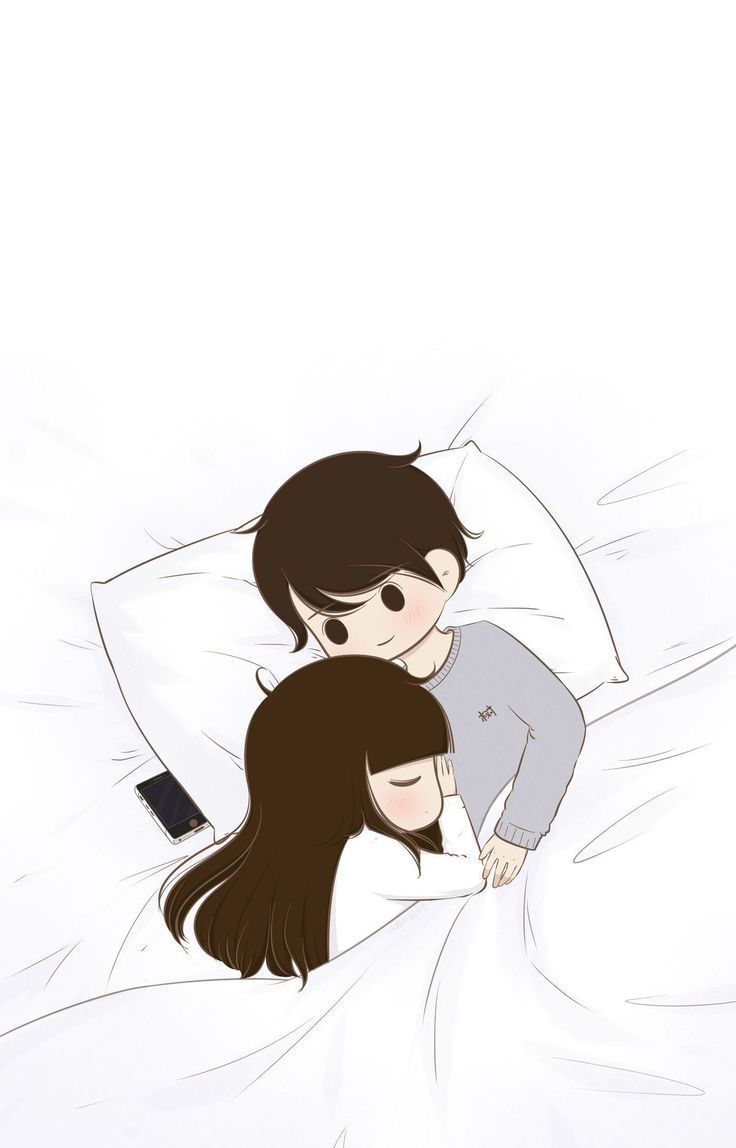 Chibi Cute Couple Cartoon Wallpapers