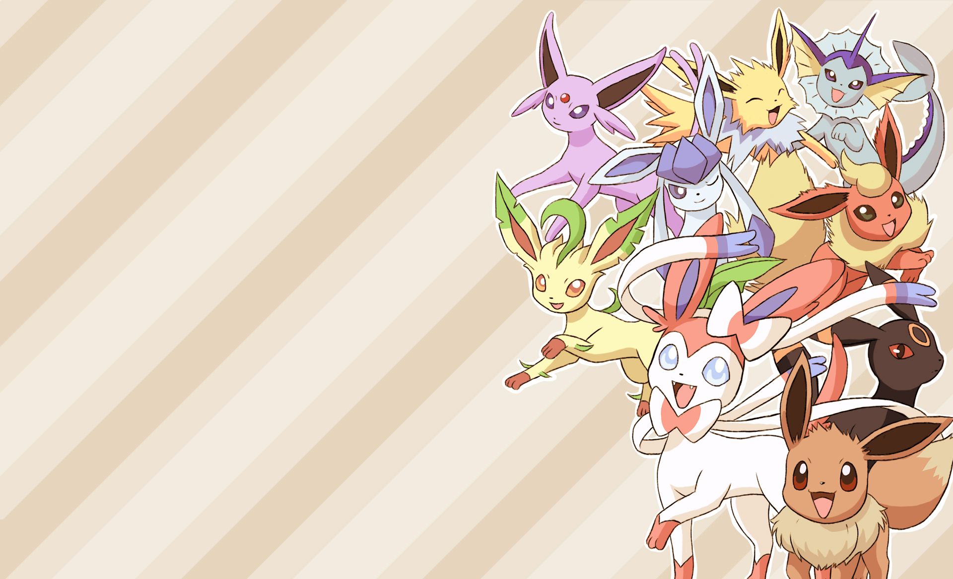 Chibi Eeveelutions Human Wallpapers