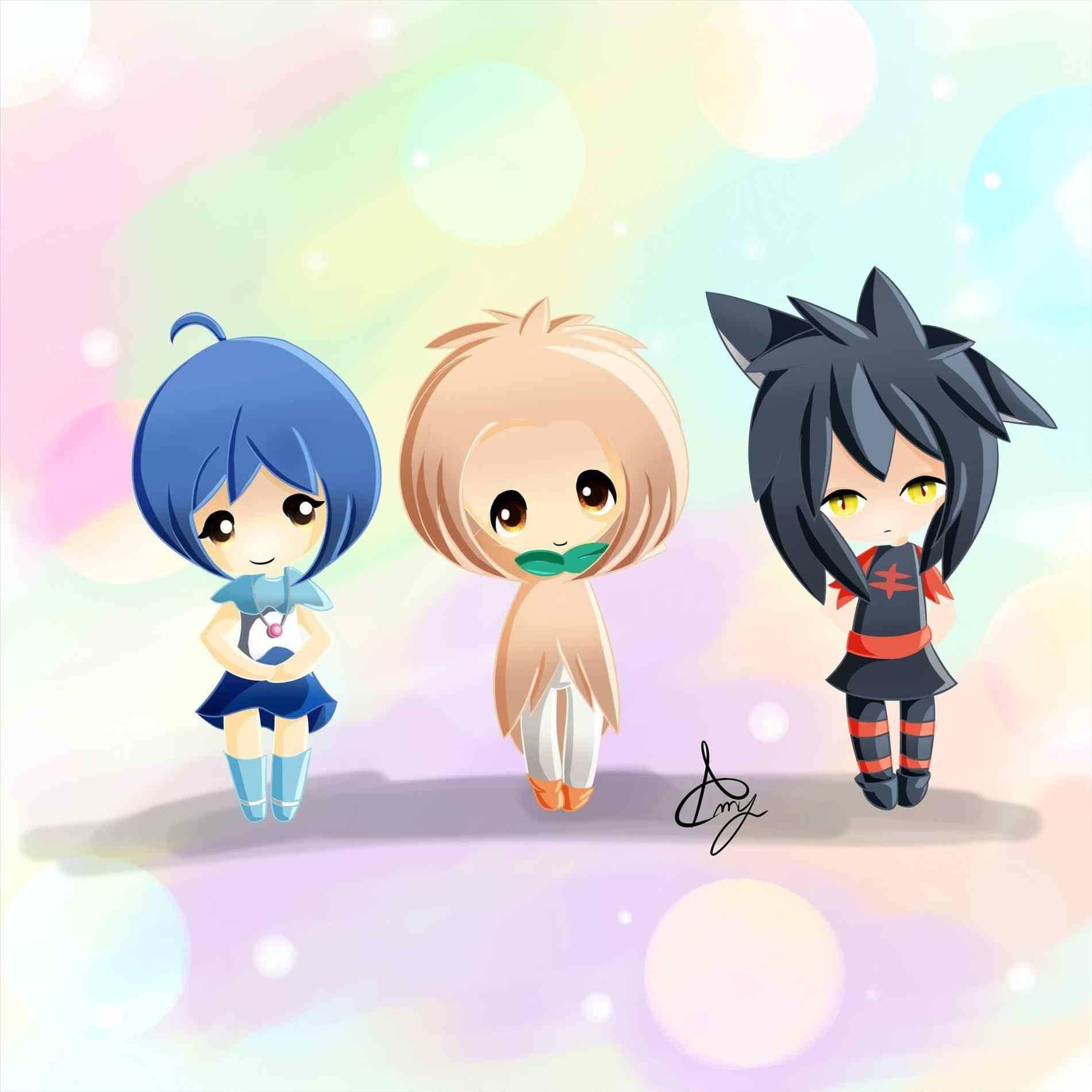 Chibi Eeveelutions Human Wallpapers