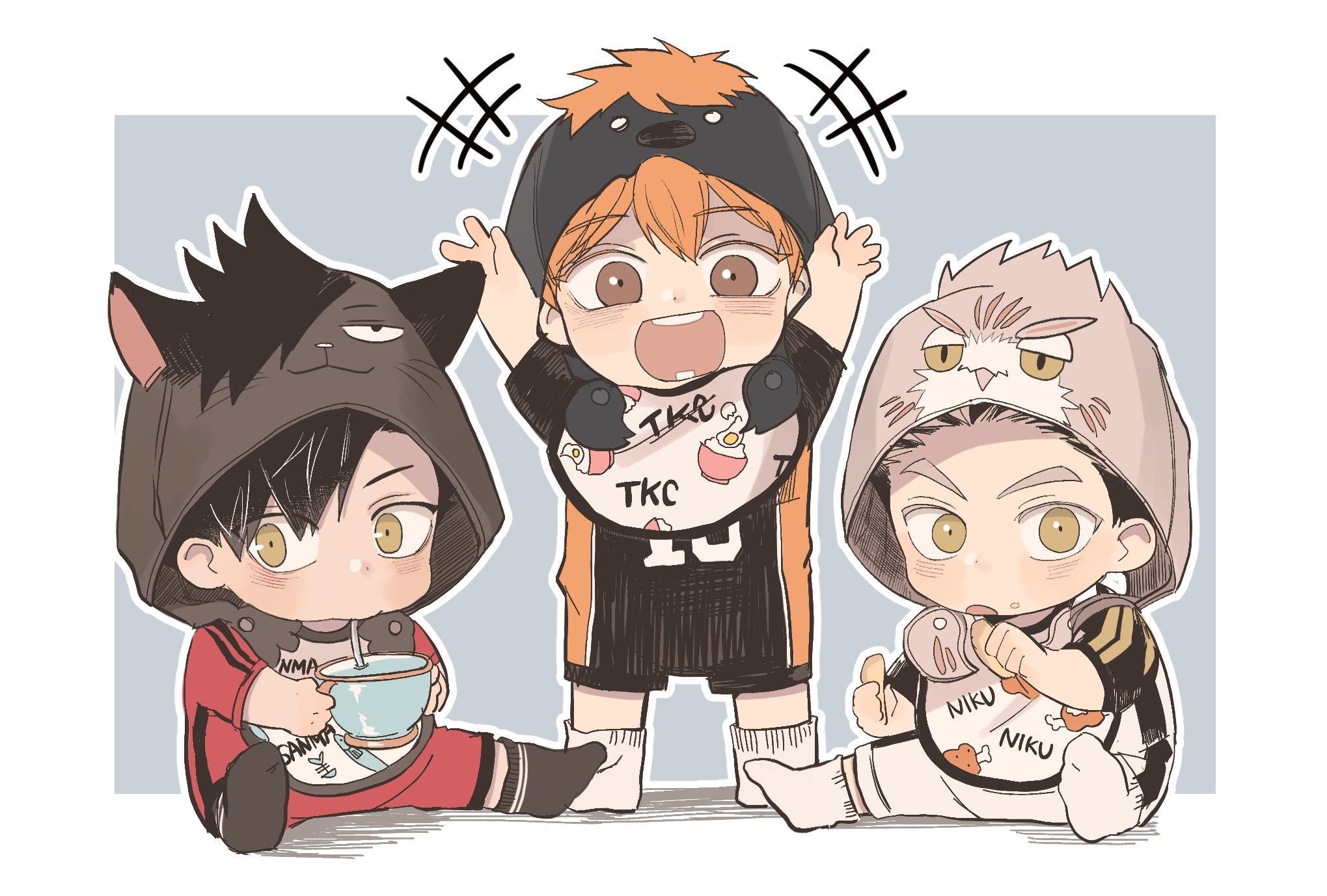 Chibi Haikyuu Characters Wallpapers