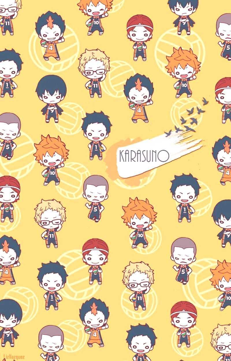 Chibi Haikyuu Characters Wallpapers