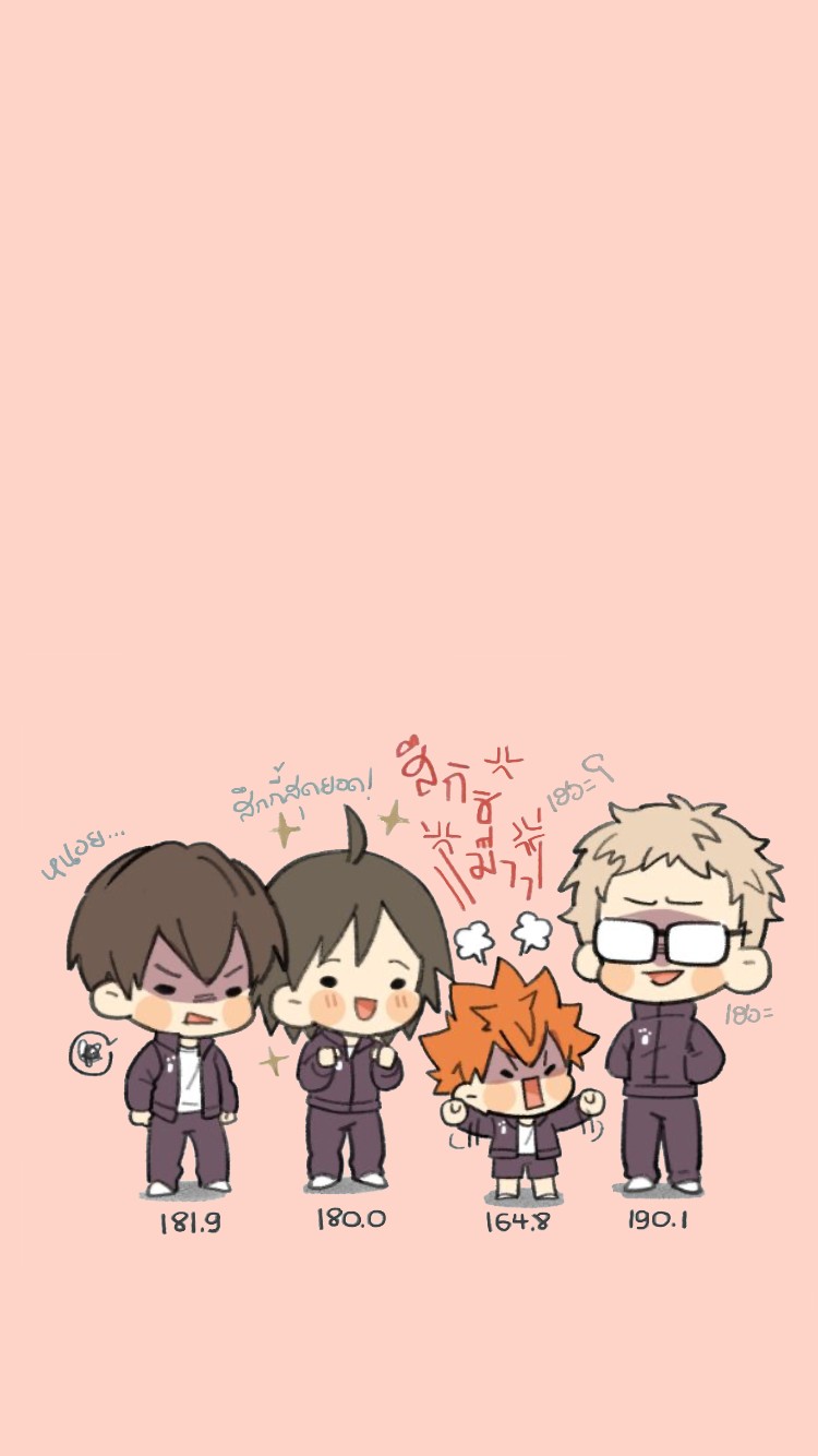 Chibi Haikyuu Characters Wallpapers