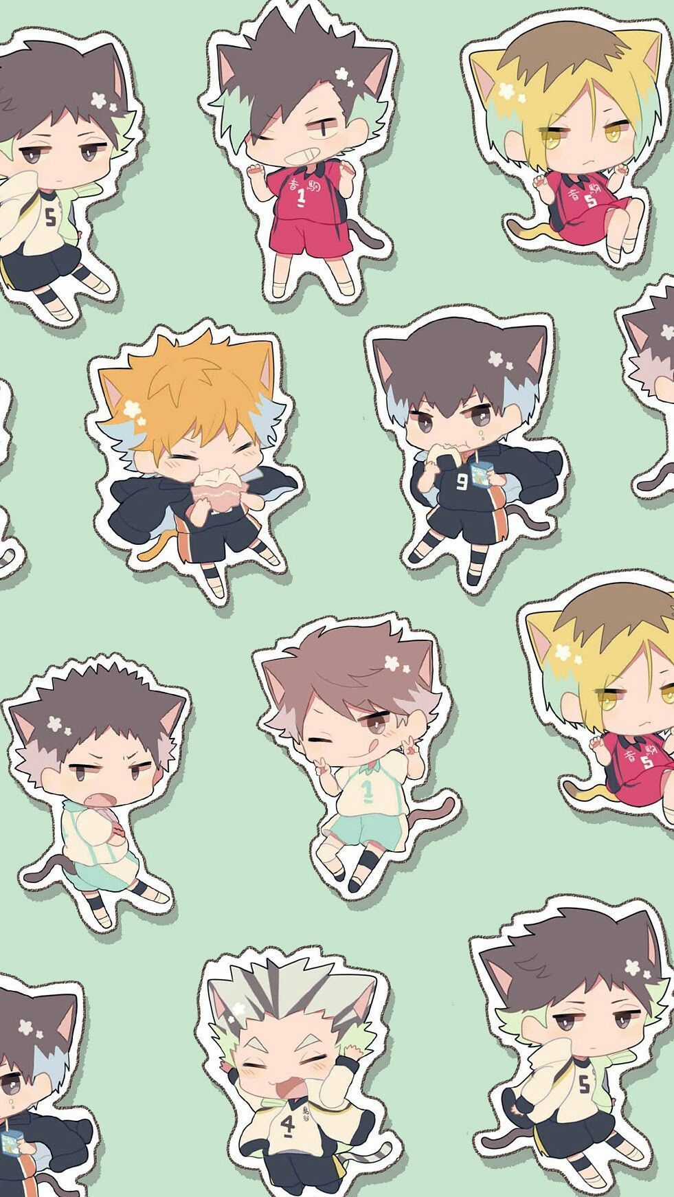 Chibi Haikyuu Characters Wallpapers