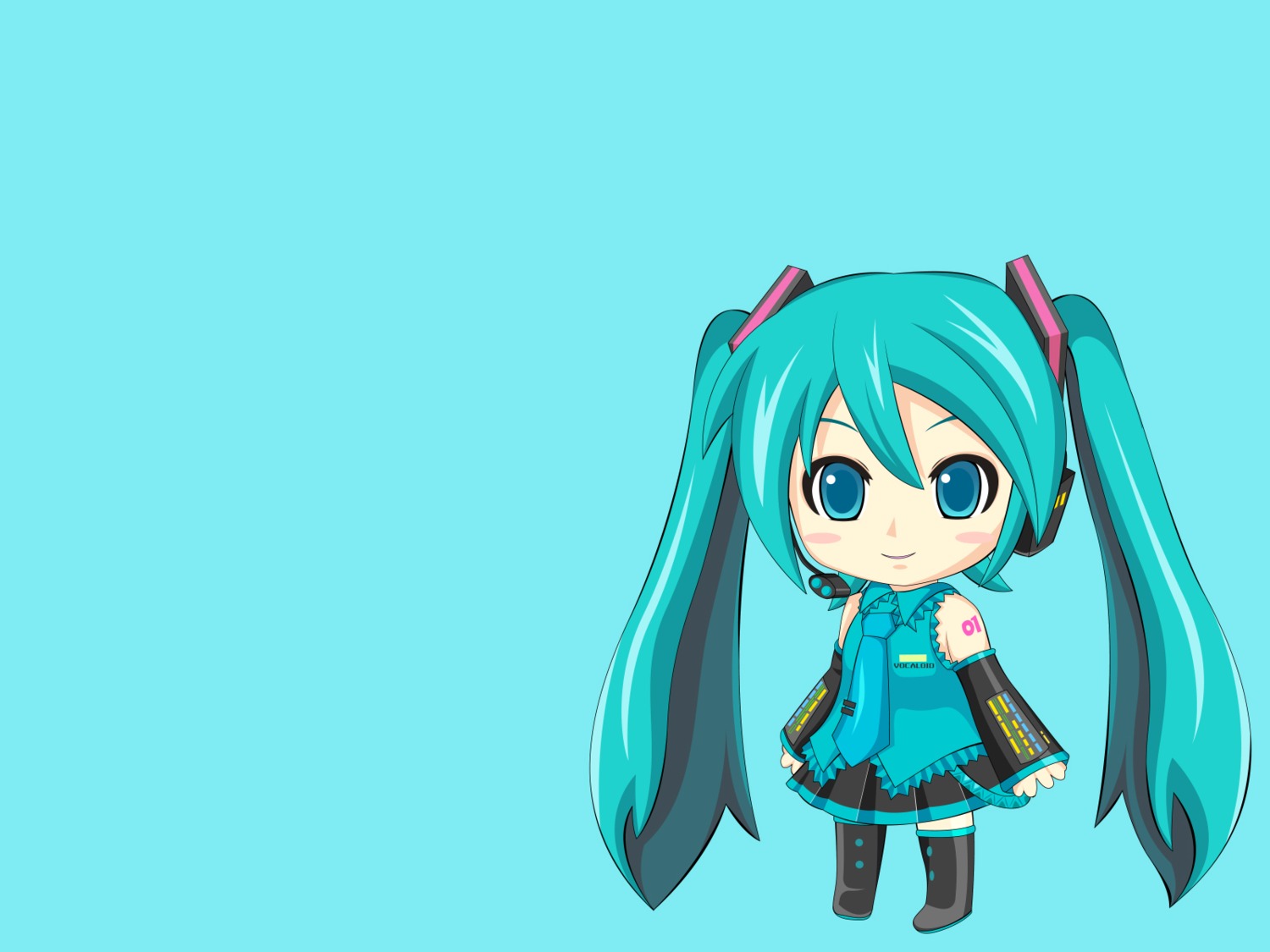 Chibi Hatsune Miku Wallpapers