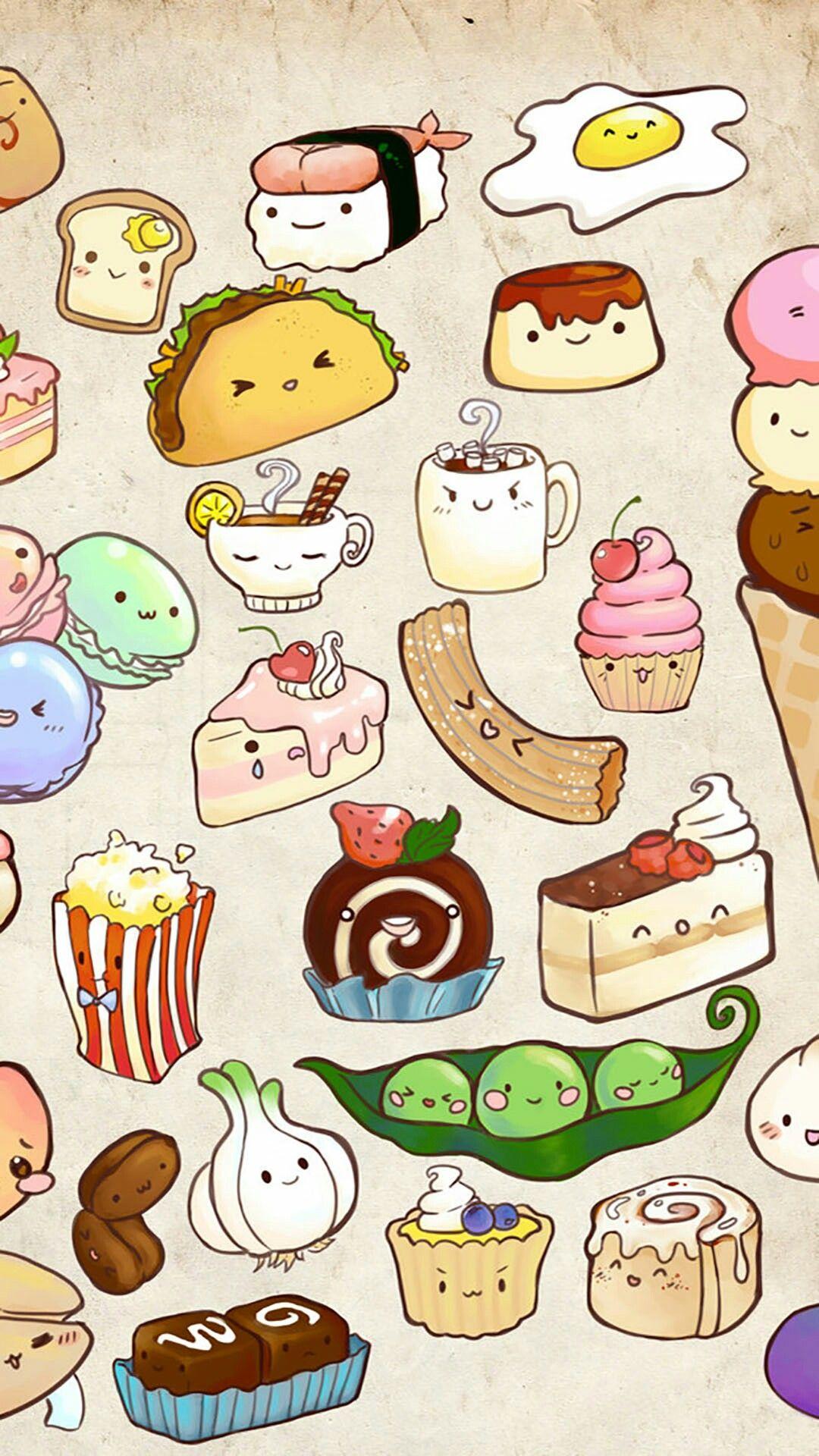 Chibi Kawaii Food Wallpapers