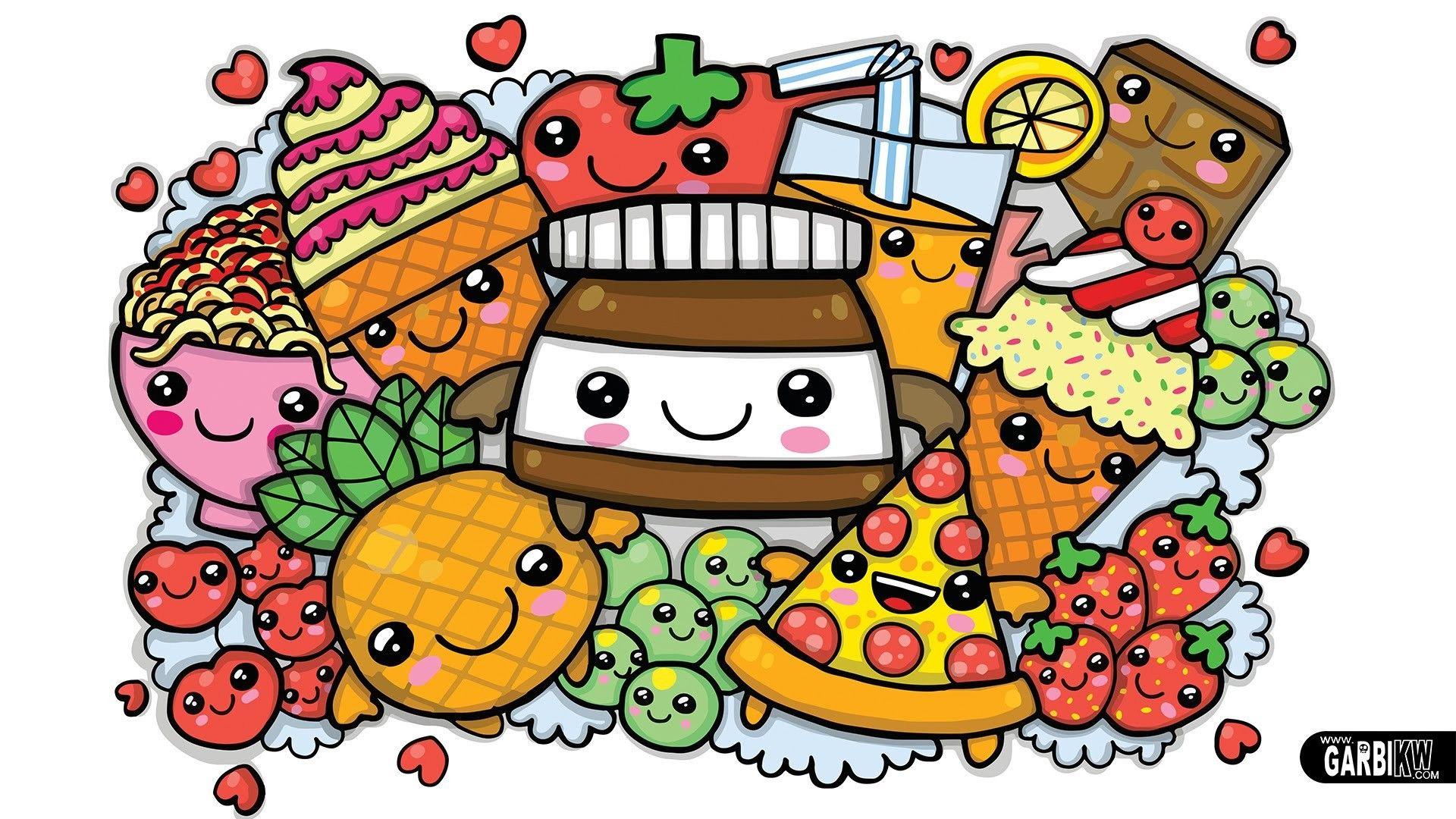 Chibi Kawaii Food Wallpapers