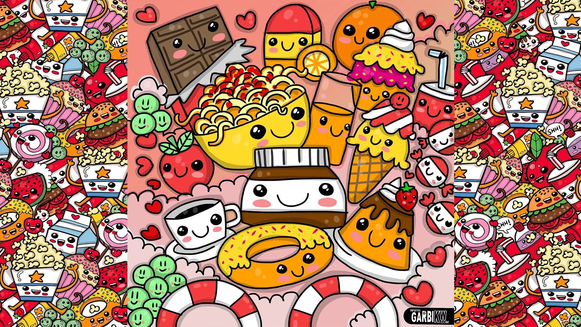 Chibi Kawaii Food Wallpapers