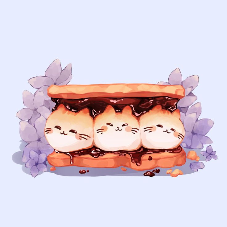 Chibi Kawaii Food Wallpapers