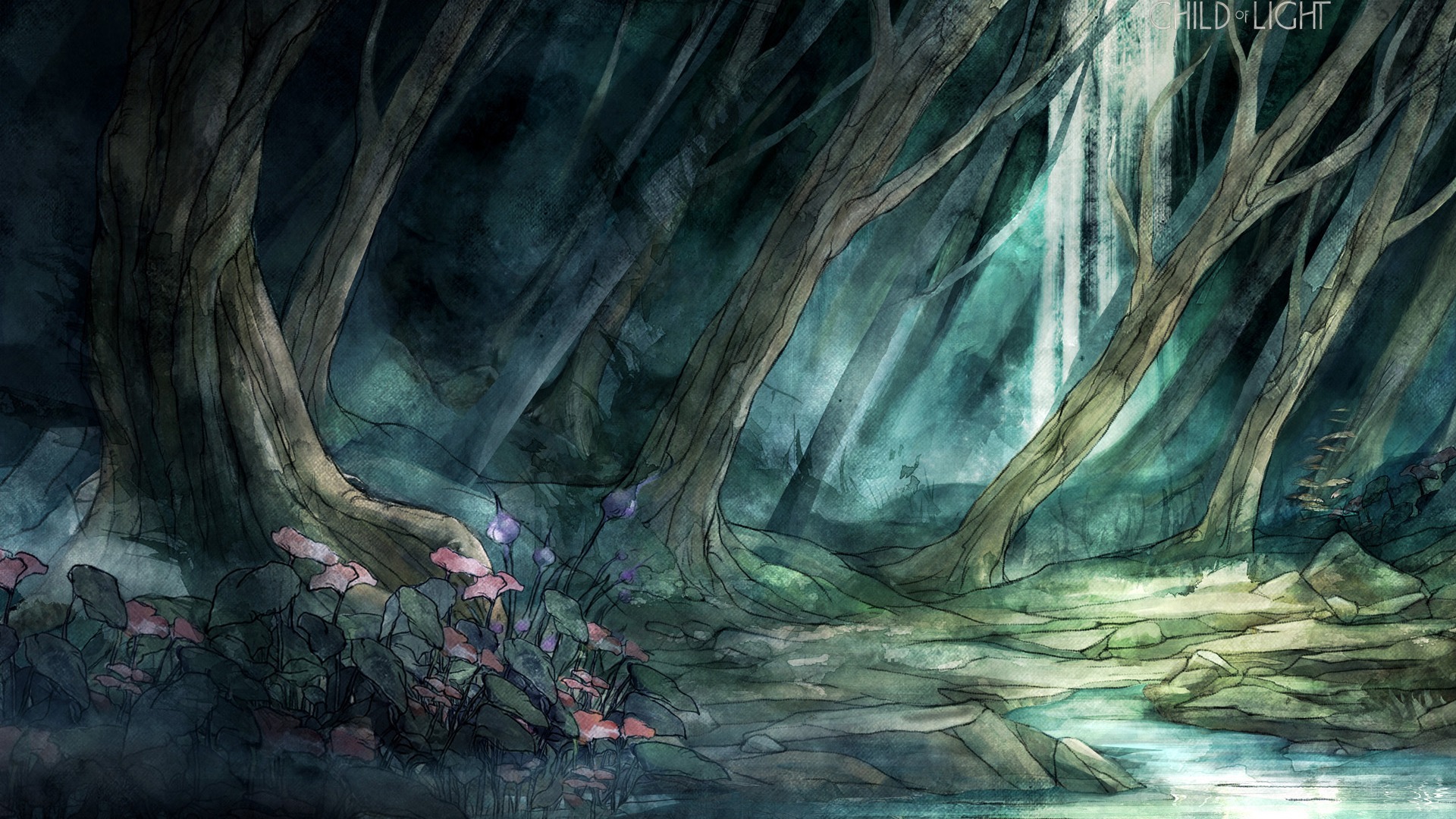 Child Of Light 1920X1080 Wallpapers