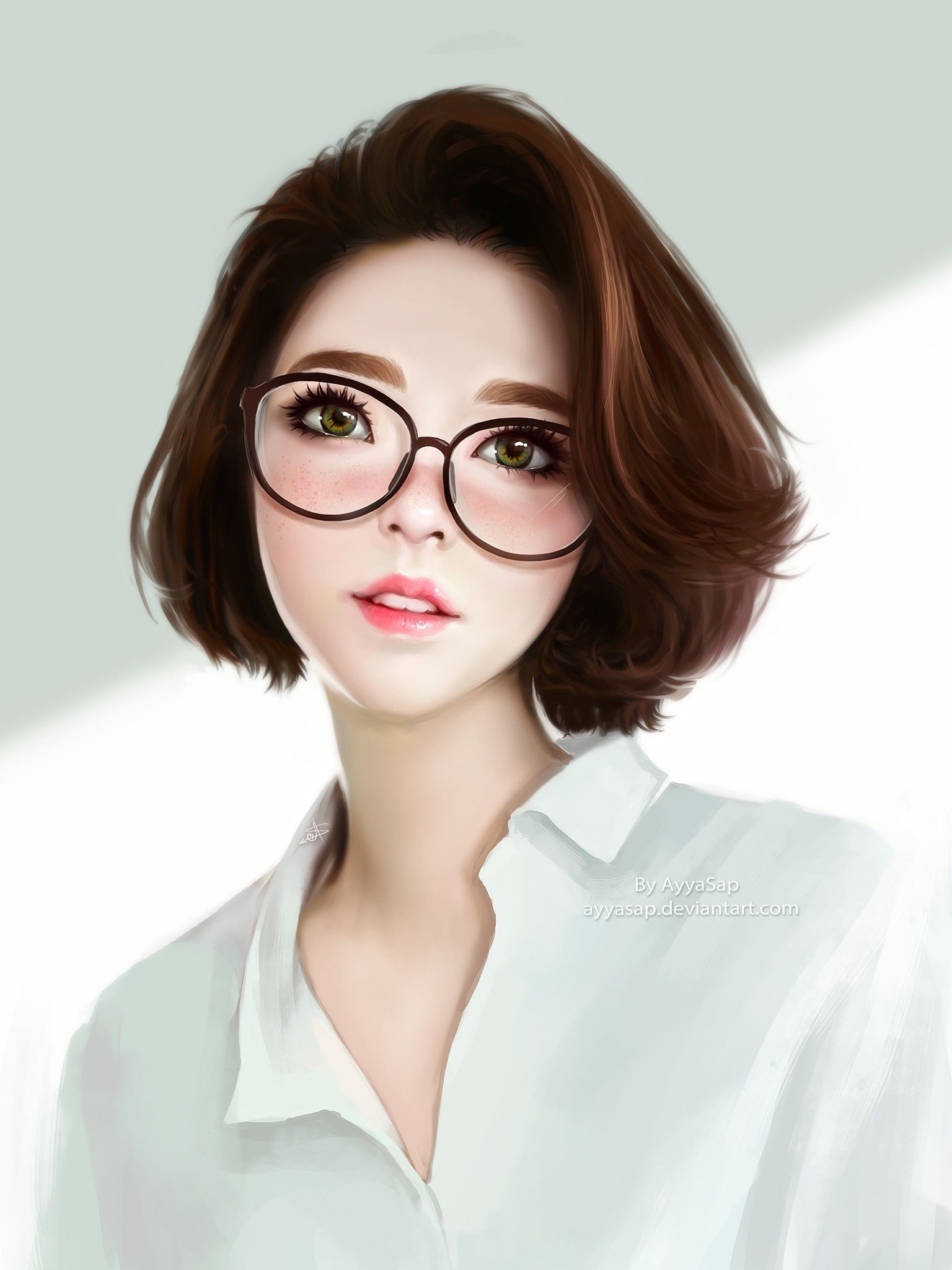 Chinese Girls With Glasses Wallpapers