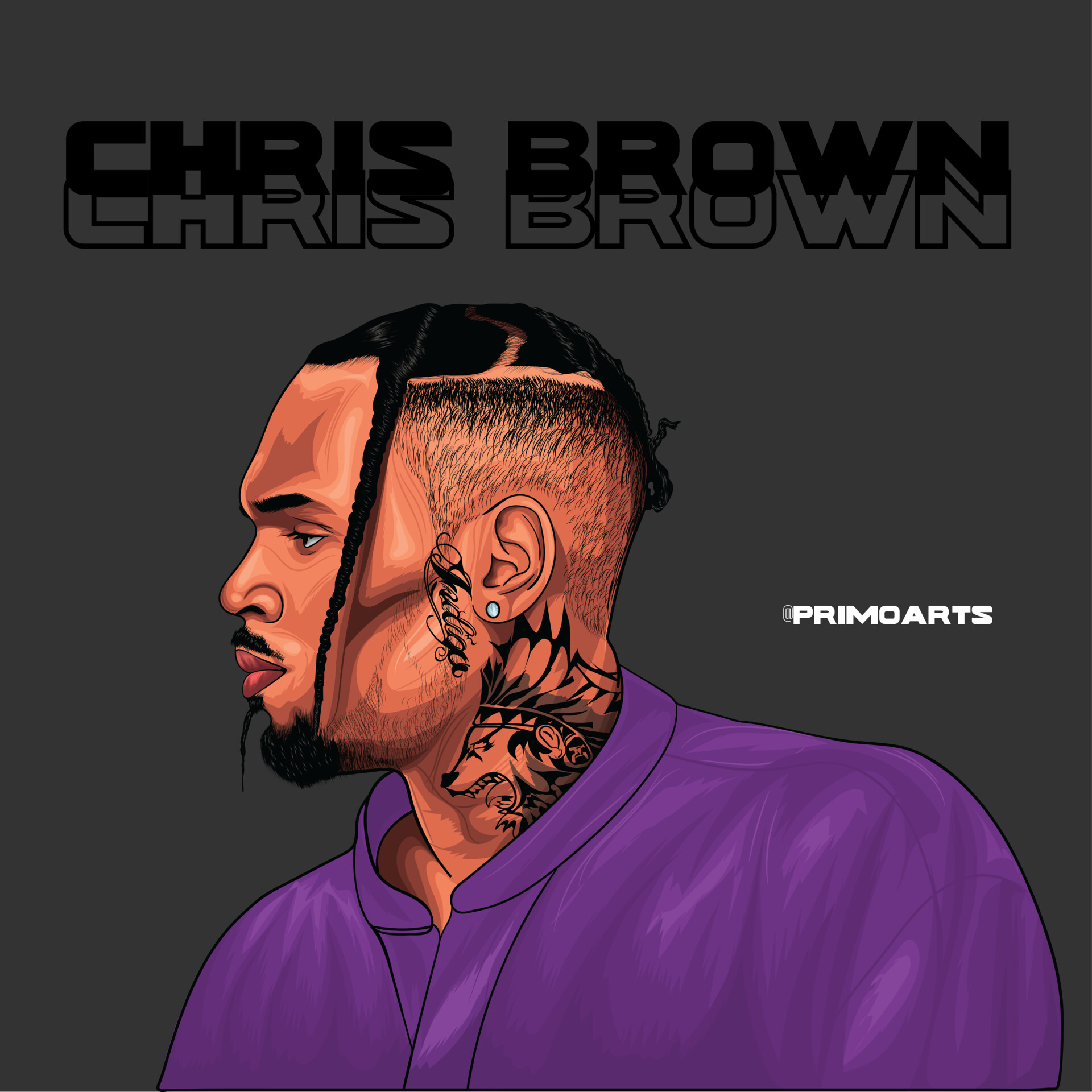 Chris Brown Cartoon Wallpapers