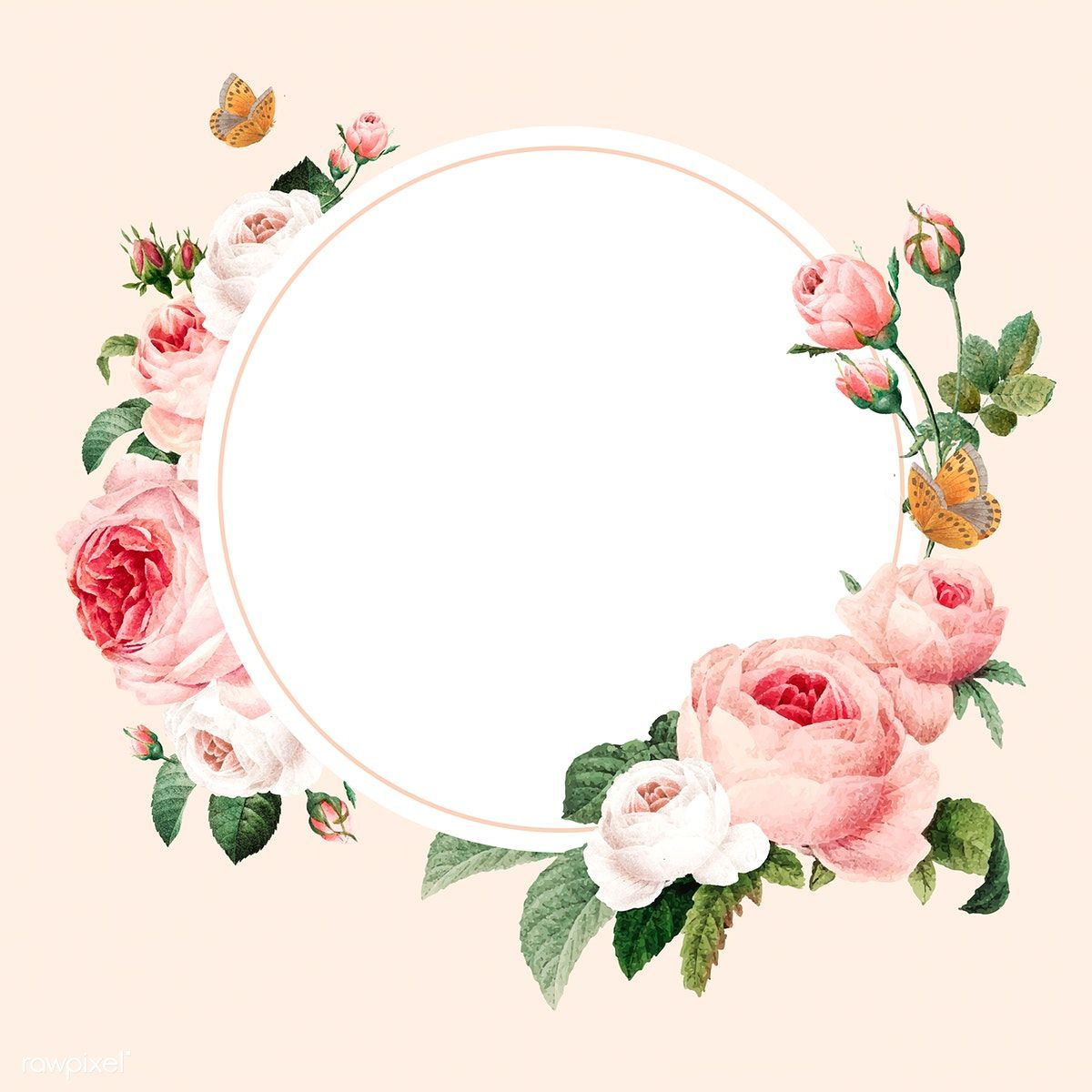 Circle With Flowers Wallpapers