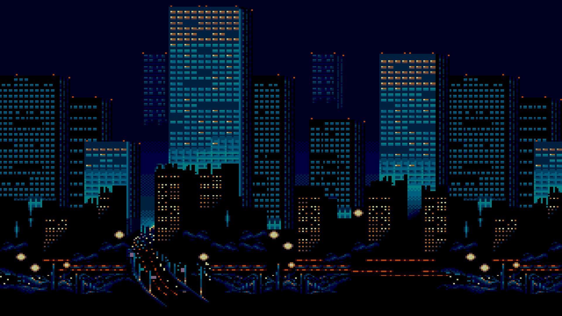 City Pixel Art Wallpapers