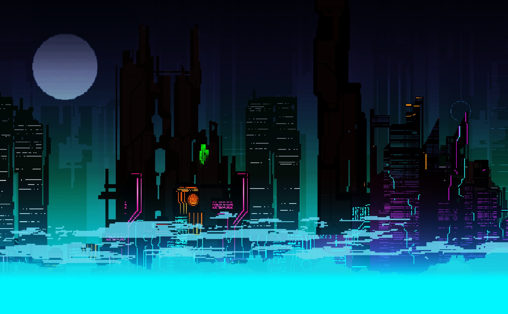 City Pixel Art Wallpapers