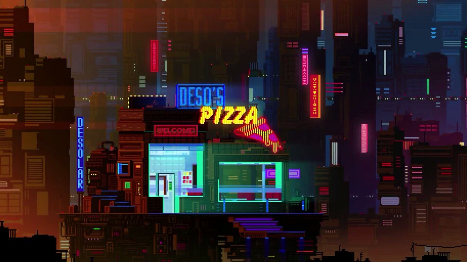 City Pixel Art Wallpapers