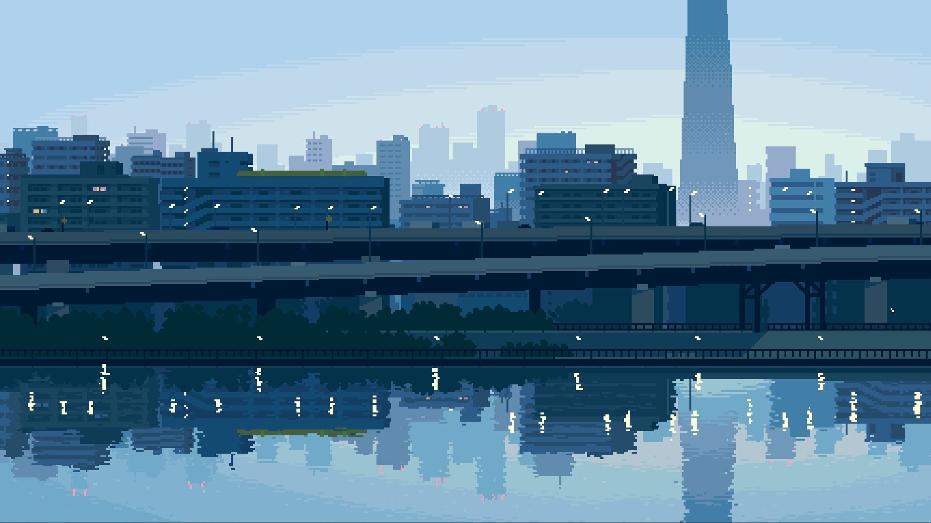 City Pixel Art Wallpapers