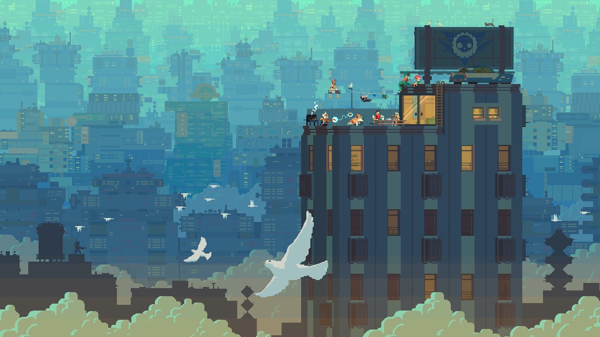 City Pixel Art Wallpapers