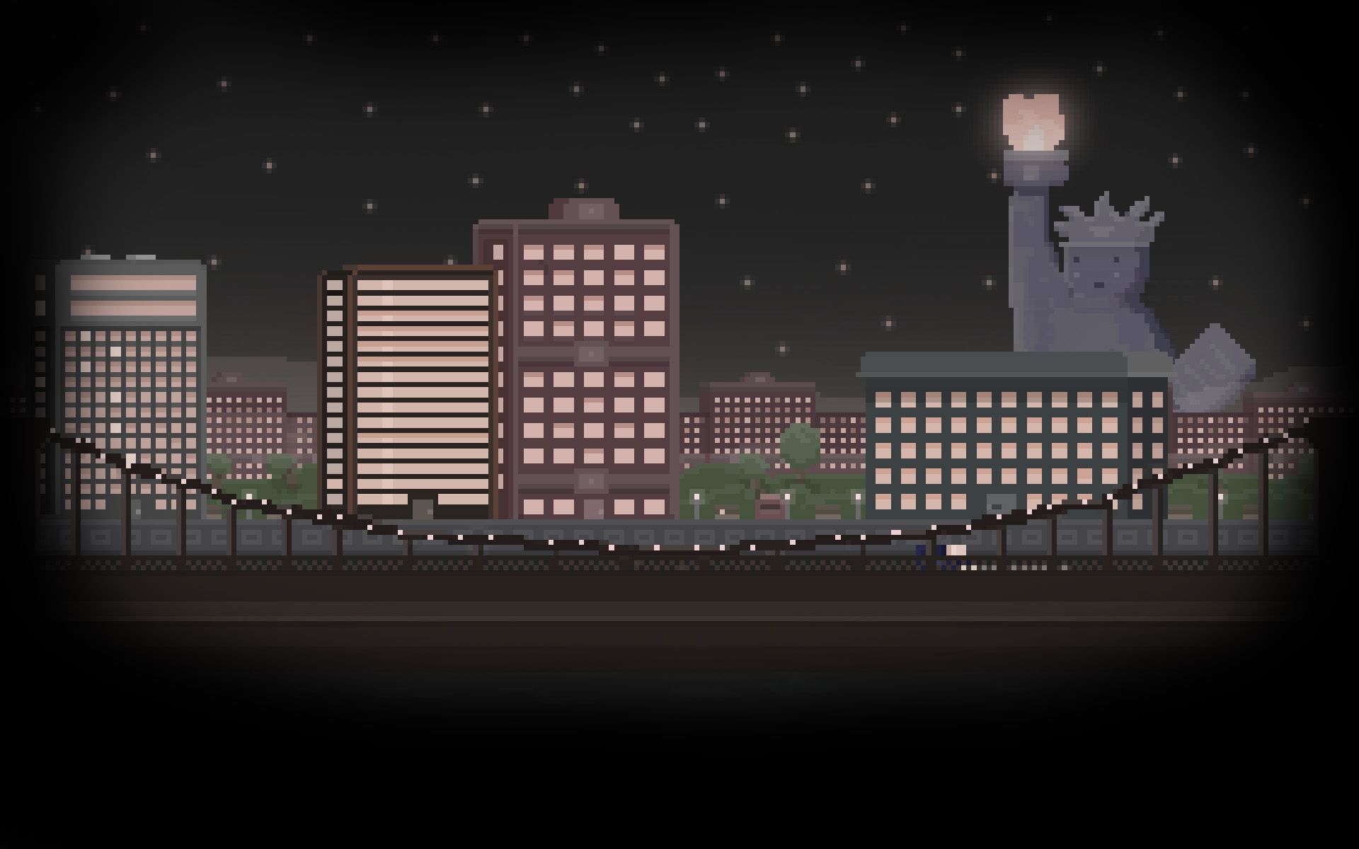 City Pixel Art Wallpapers