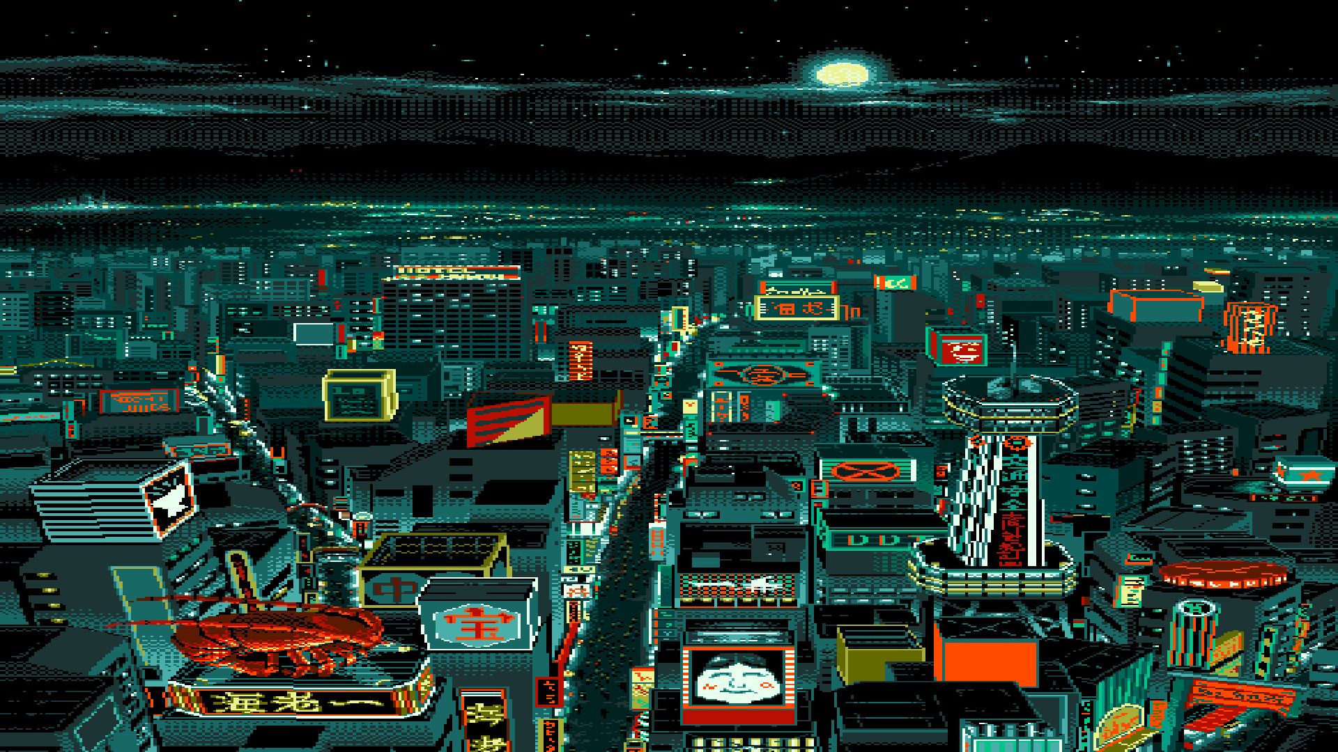 City Pixel Art Wallpapers